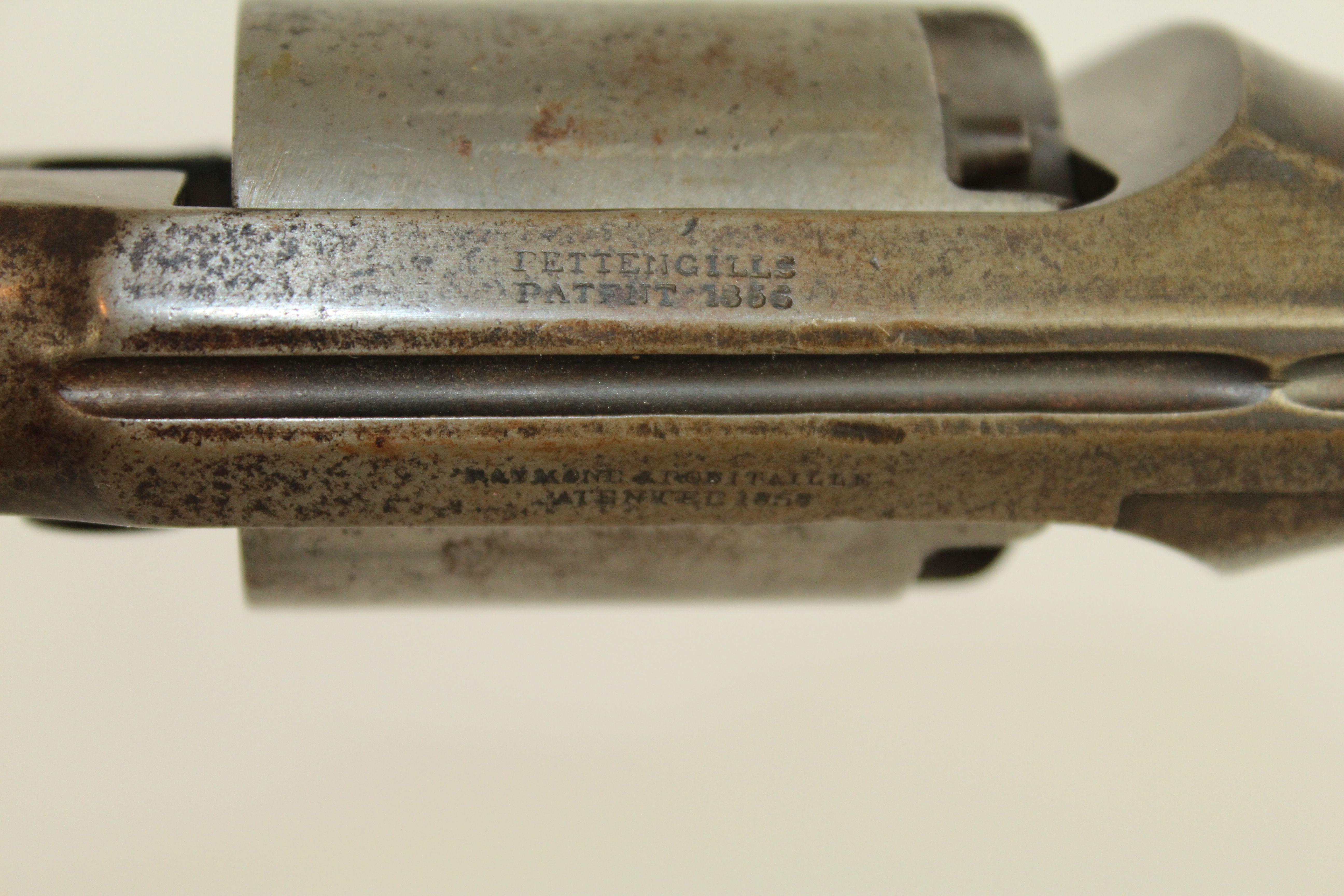 Antique Civil War Pettengill Dragoon Cavalry Revolver Ancestry Guns