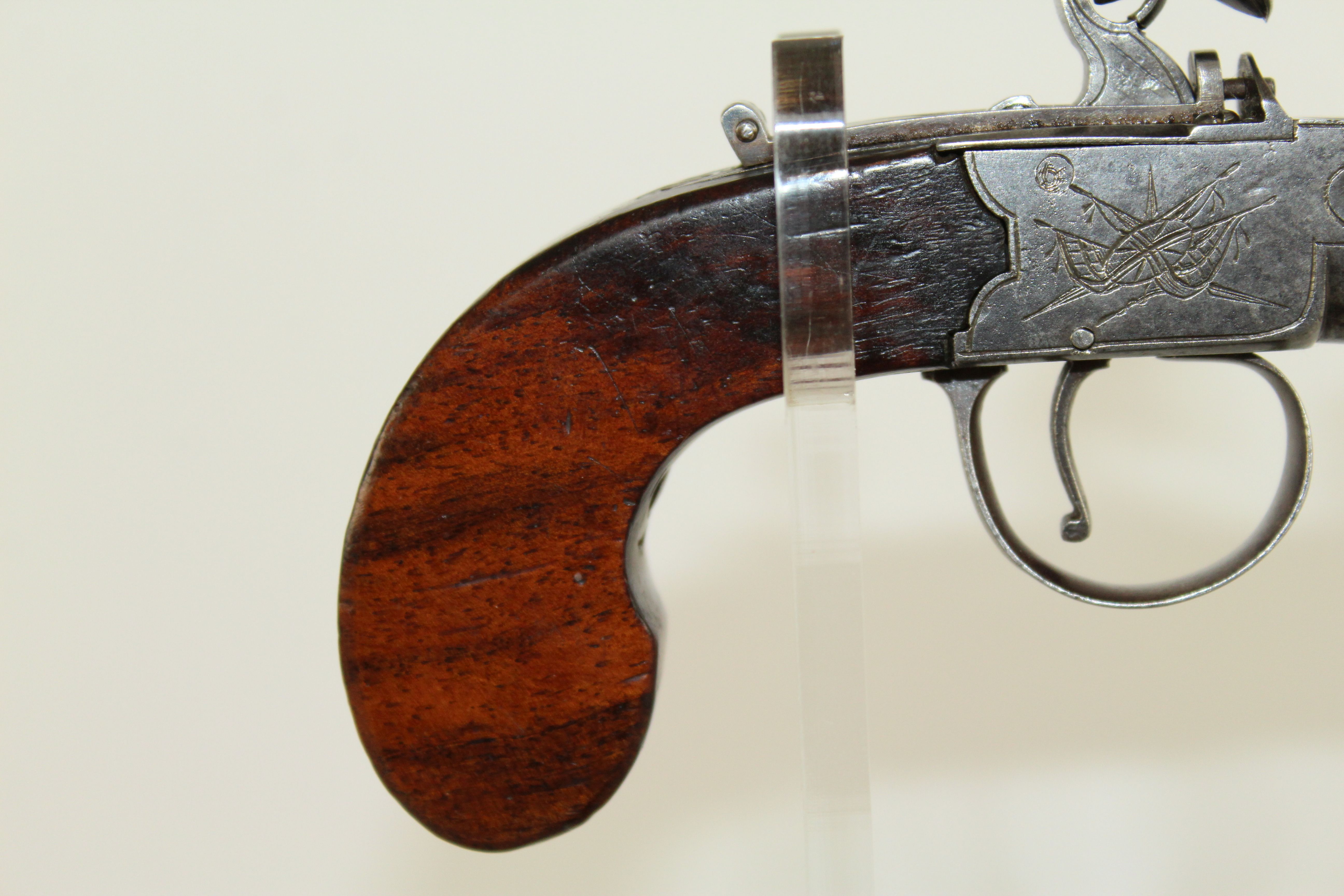 Antique European Flintlock Pistol Ancestry Guns