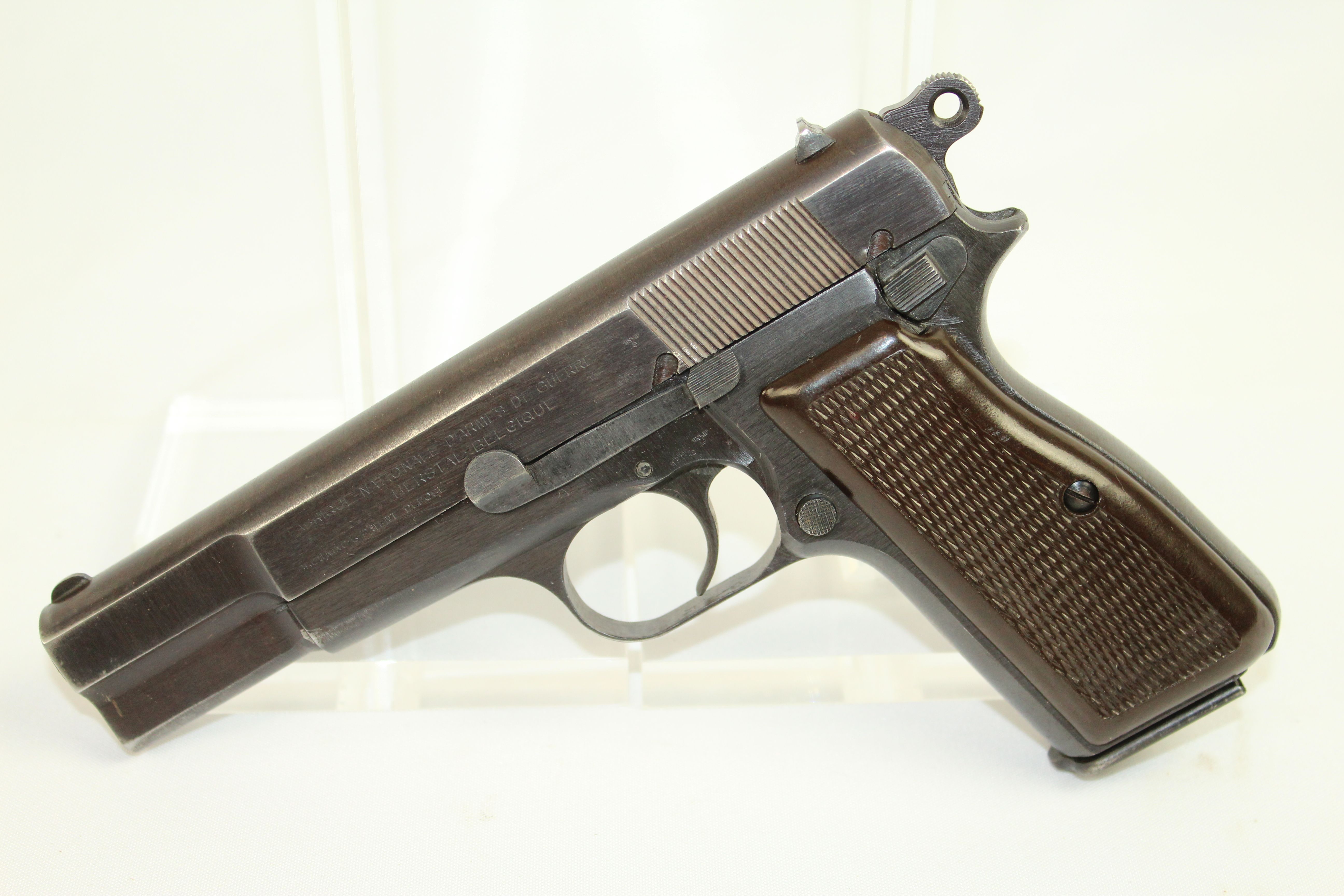 WWII German Nazi FN Browning Hi Power HP Pistol Antique 007 Ancestry Guns