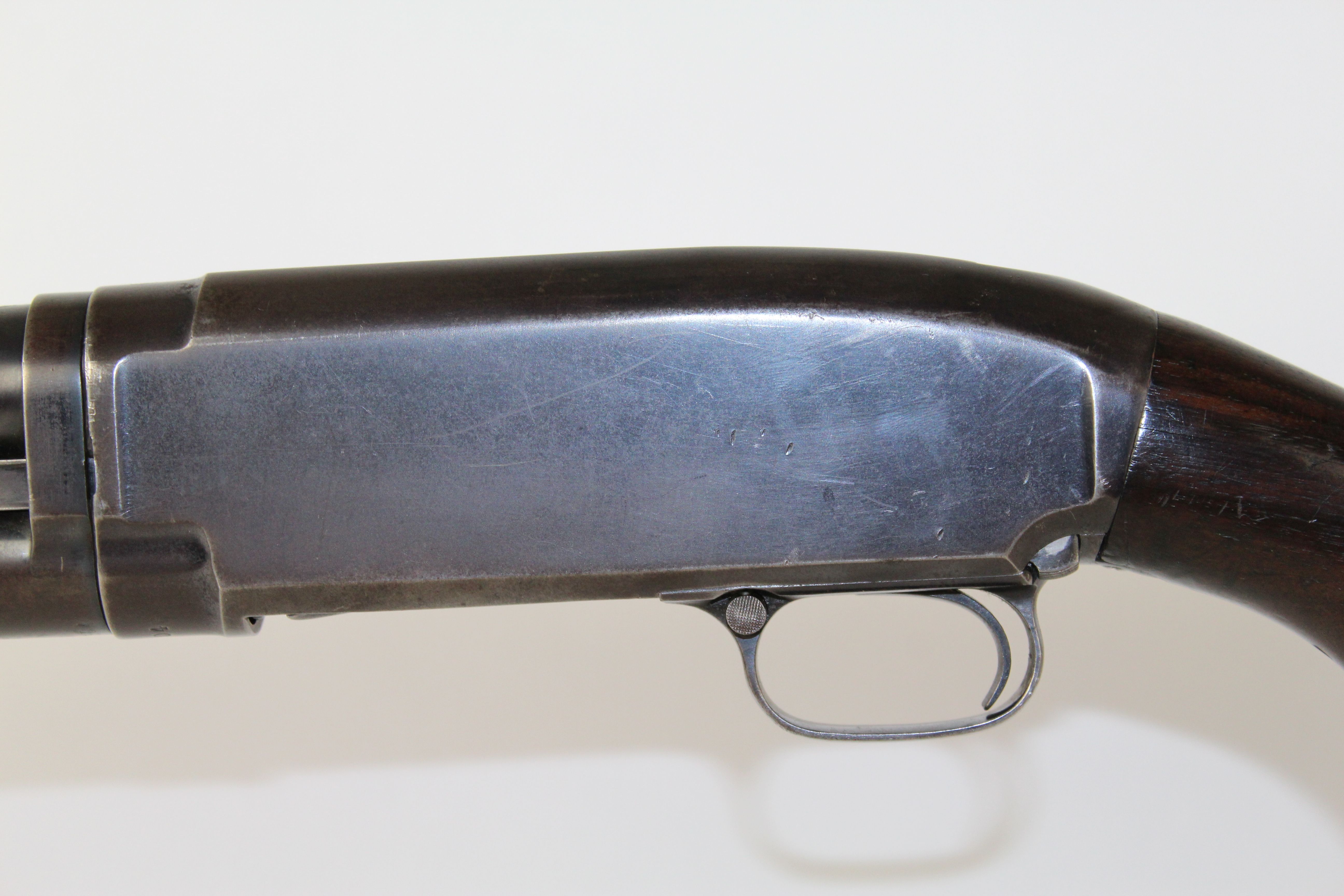 WWII Winchester Model 12 Slide Action Riot Shotgun C R Antique 003