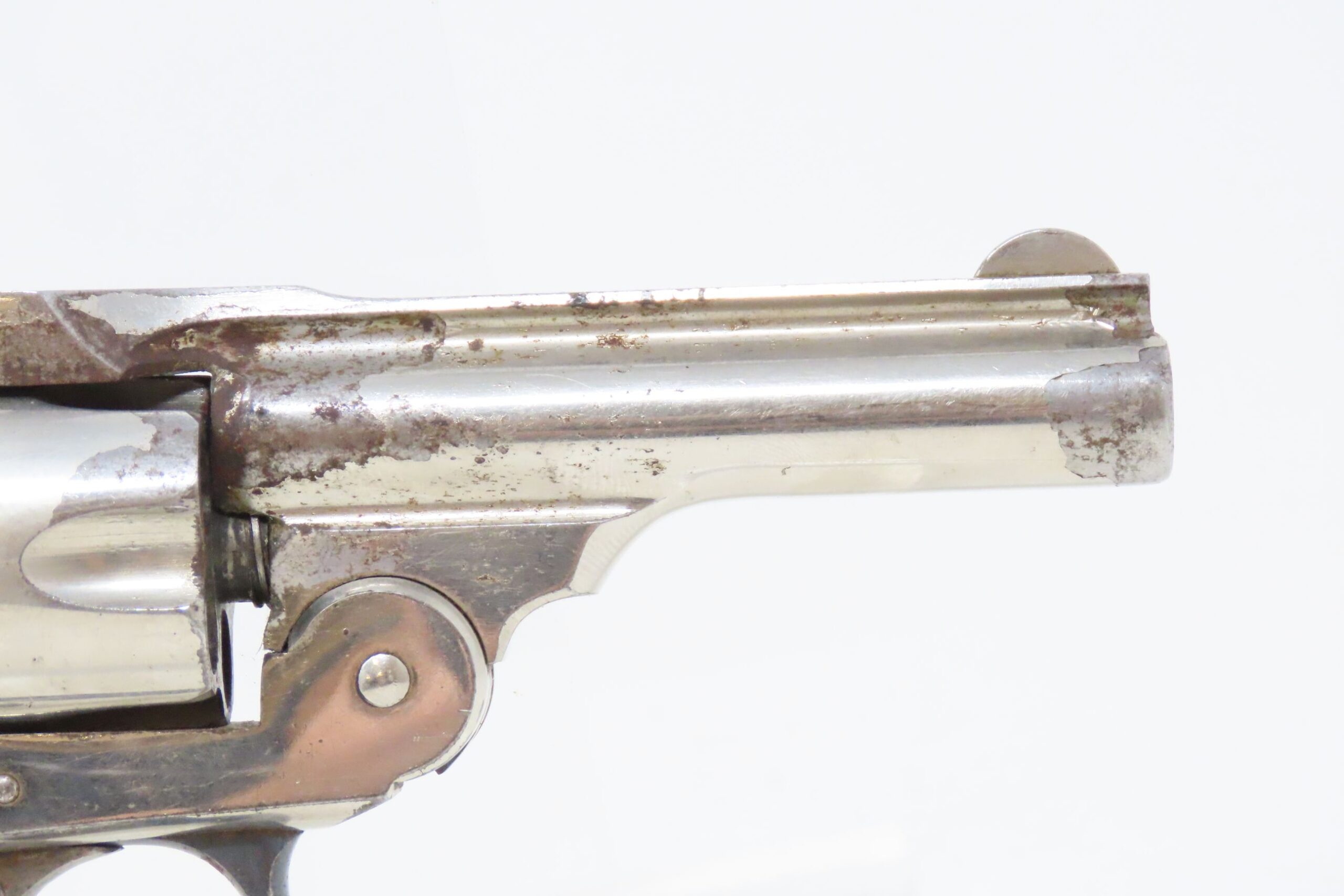 Iver Johnson Safety Automatic Hammerless Revolver With Pearl Grips 9 16