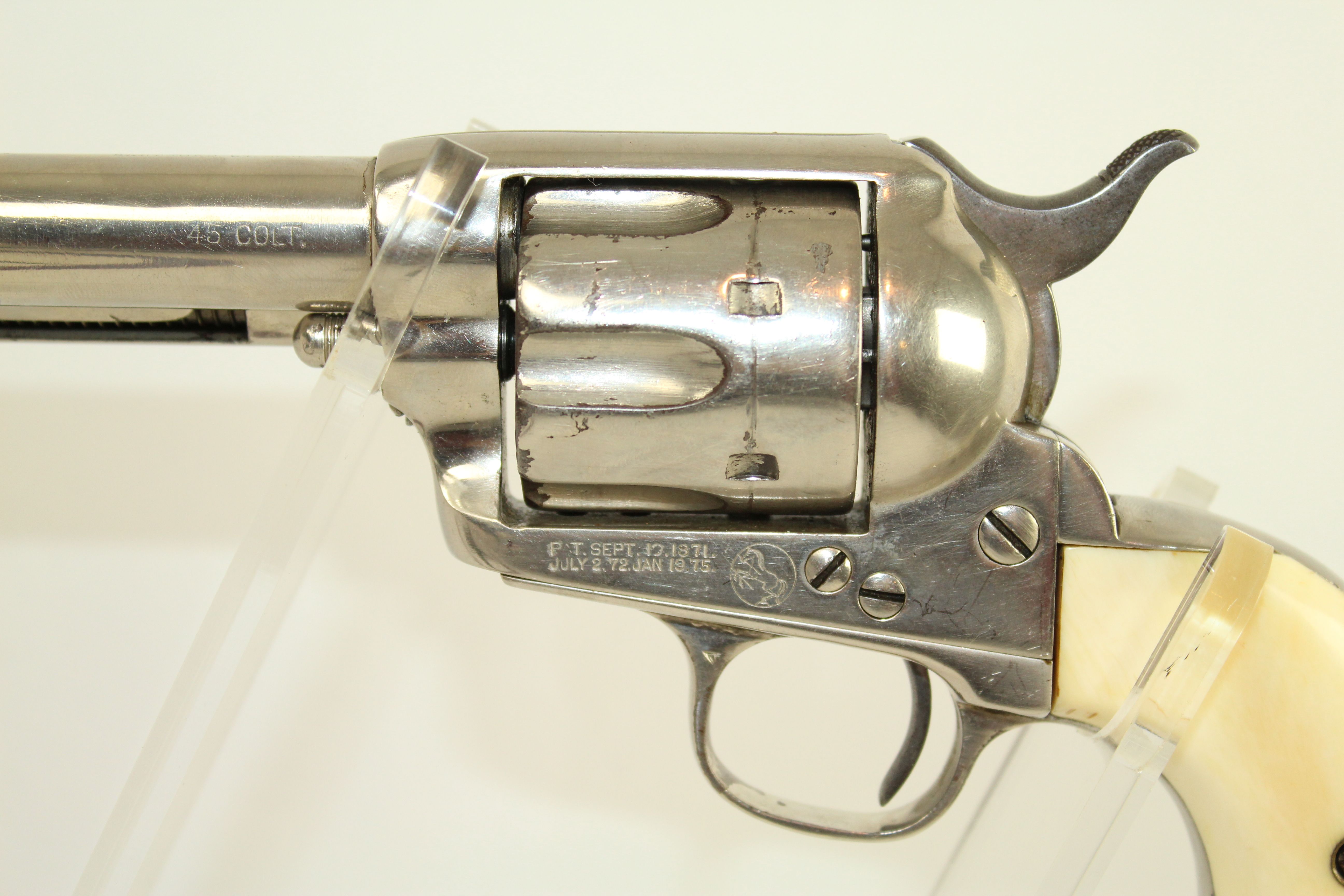 Antique Colt Saa Single Action Army Peacemaker Hog Leg Revolver 002 Ancestry Guns