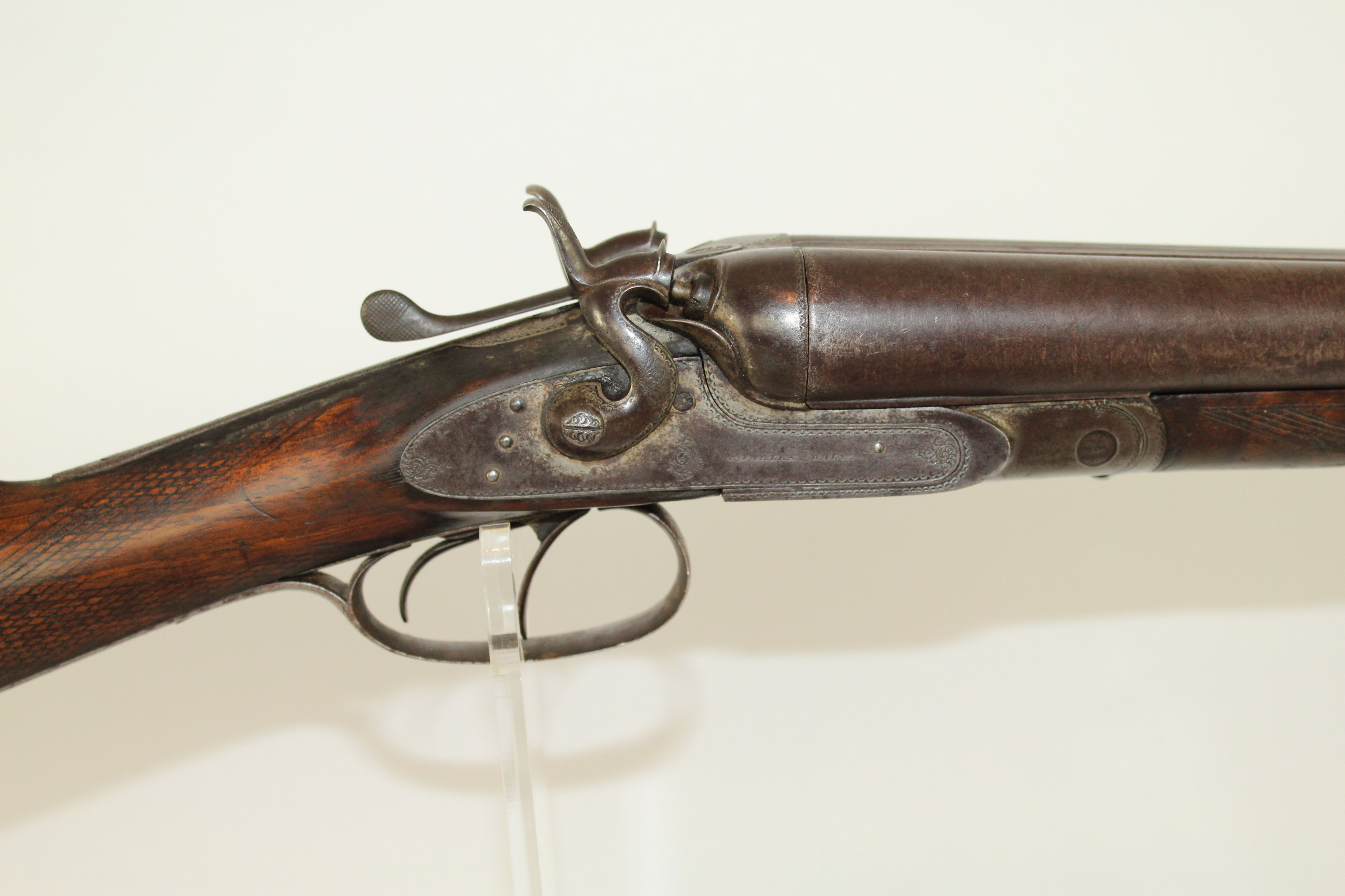 Antique Wells Fargo & Co W.F. & Co. Double Barrel Shotgun 020 ...