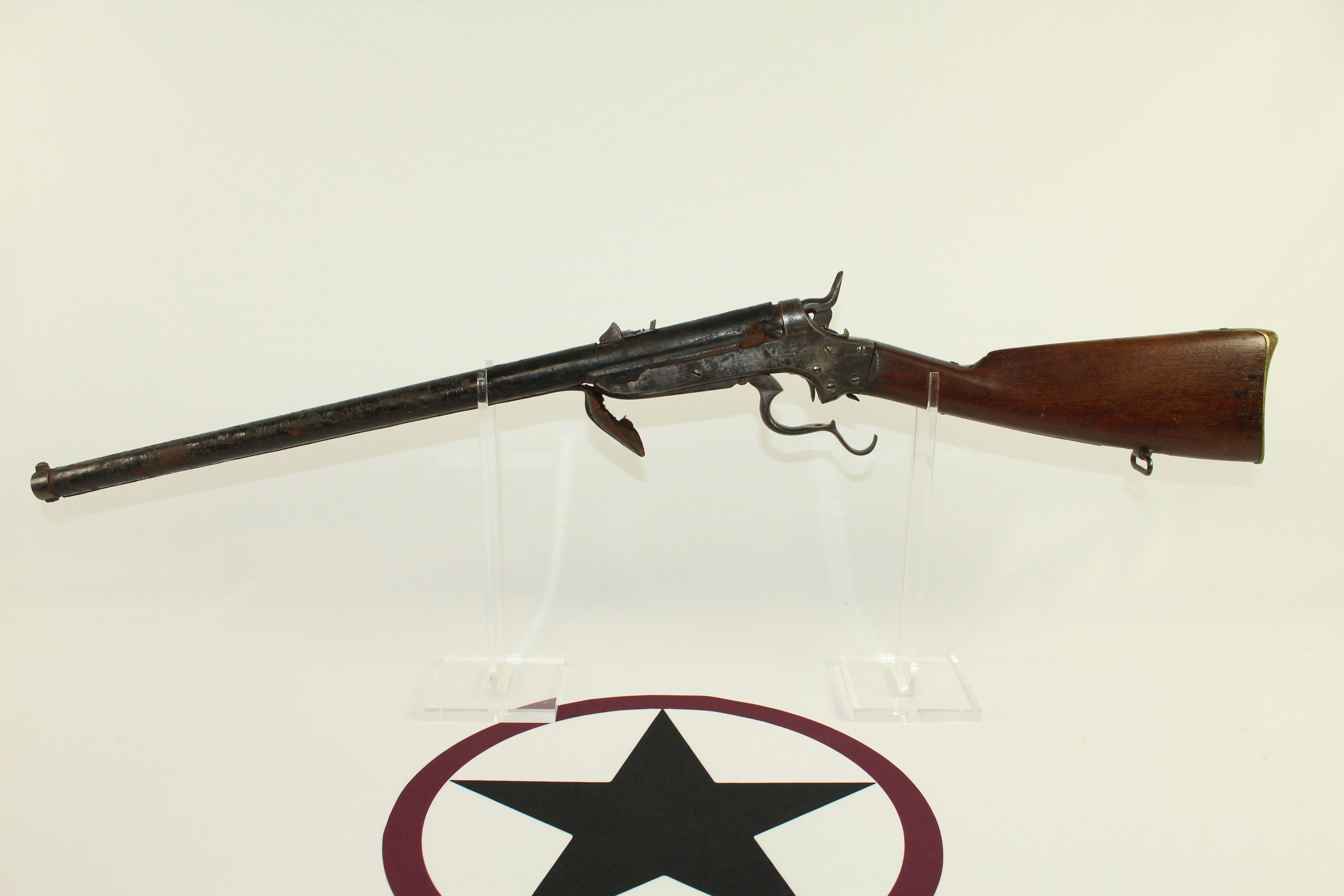 Sharps & Hankins Navy Civil War Carbine Antique 008 | Ancestry Guns