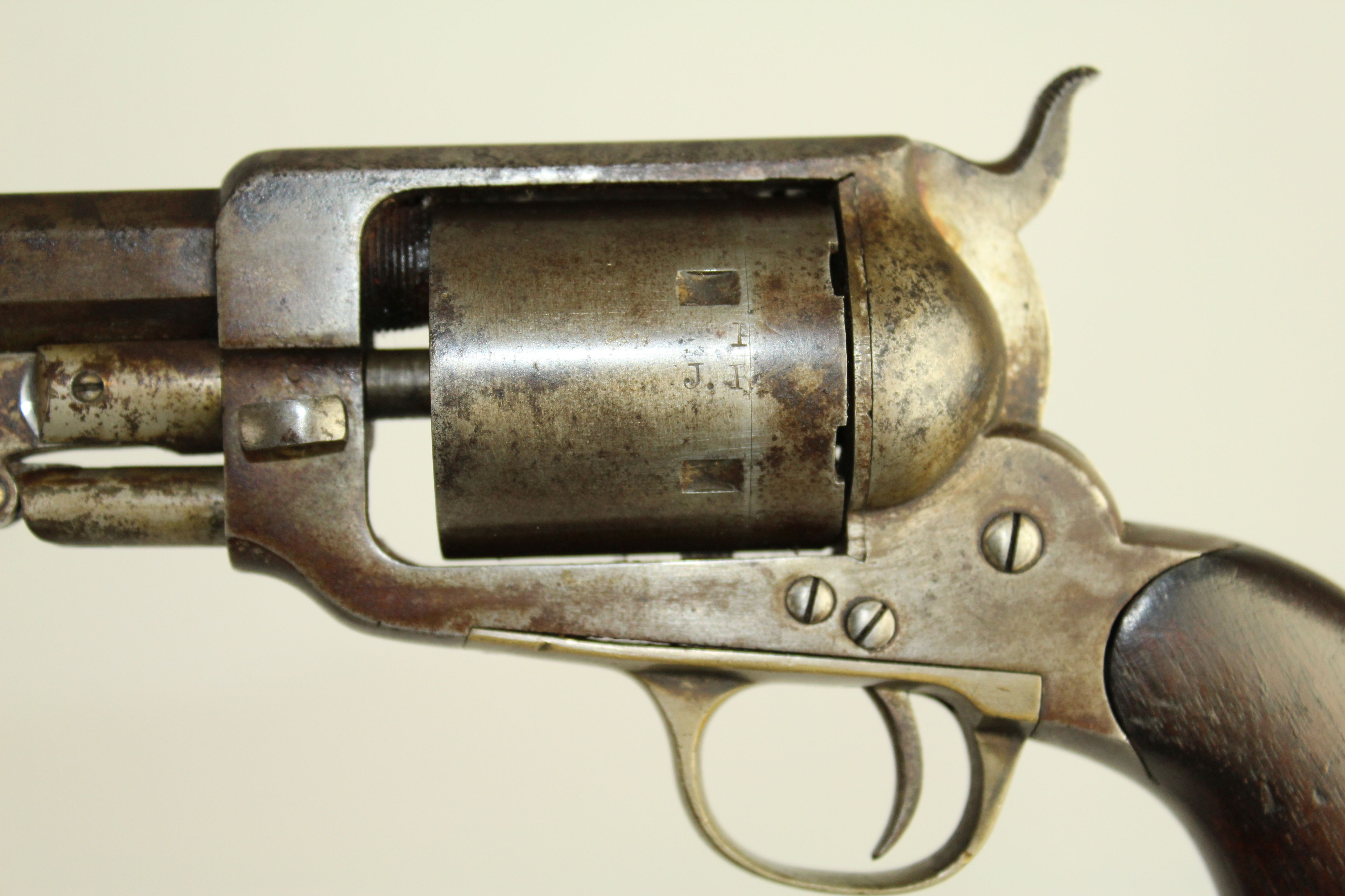 U.S. Navy Civil War Eli Whitney Revolver Antique 003 | Ancestry Guns