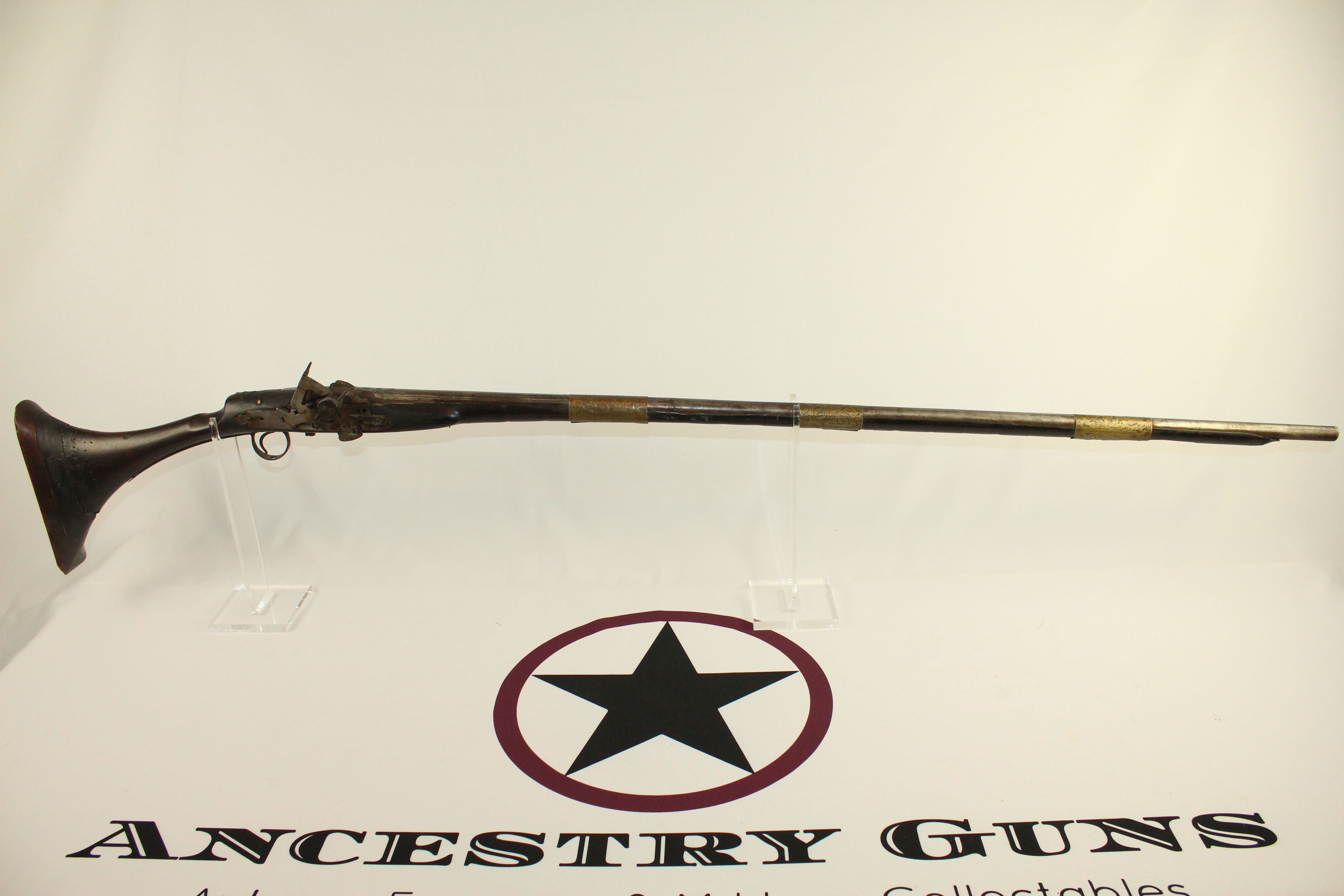 African Musket Kabyle Snaphaunce Flintlock Antique Firearm 001 ...