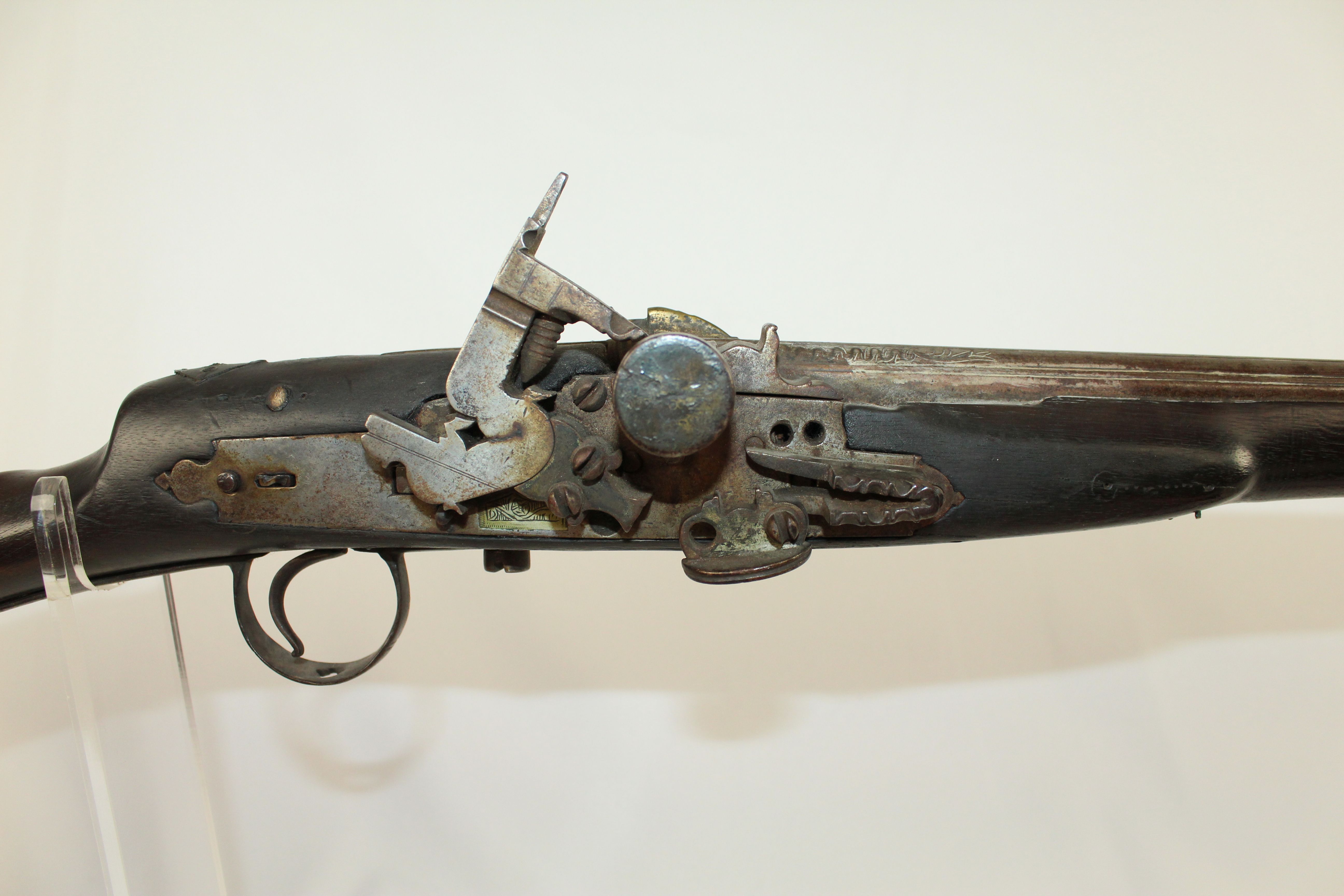 African Musket Kabyle Snaphaunce Flintlock Antique Firearm 002 ...