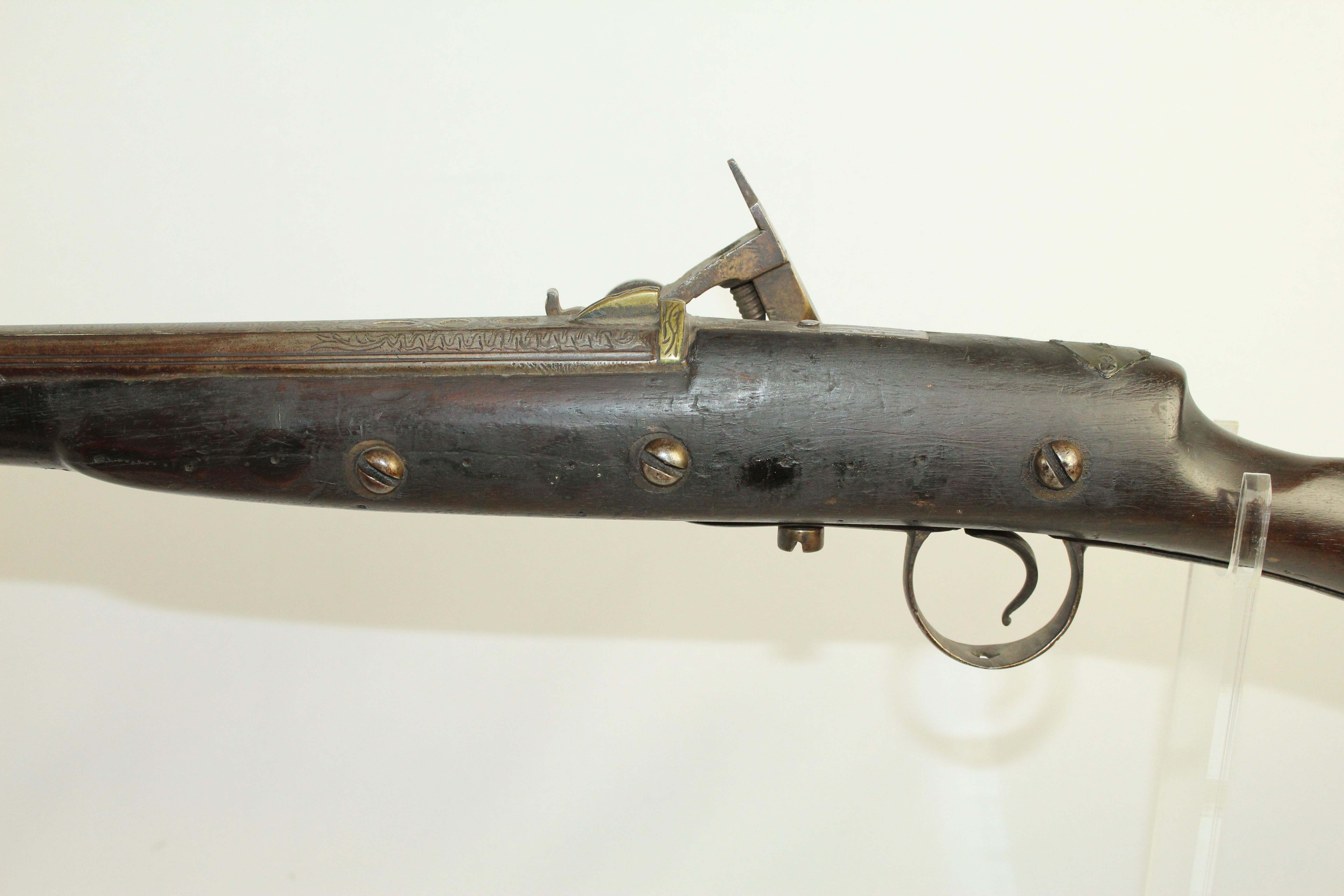 African Musket Kabyle Snaphaunce Flintlock Antique Firearm 011 ...