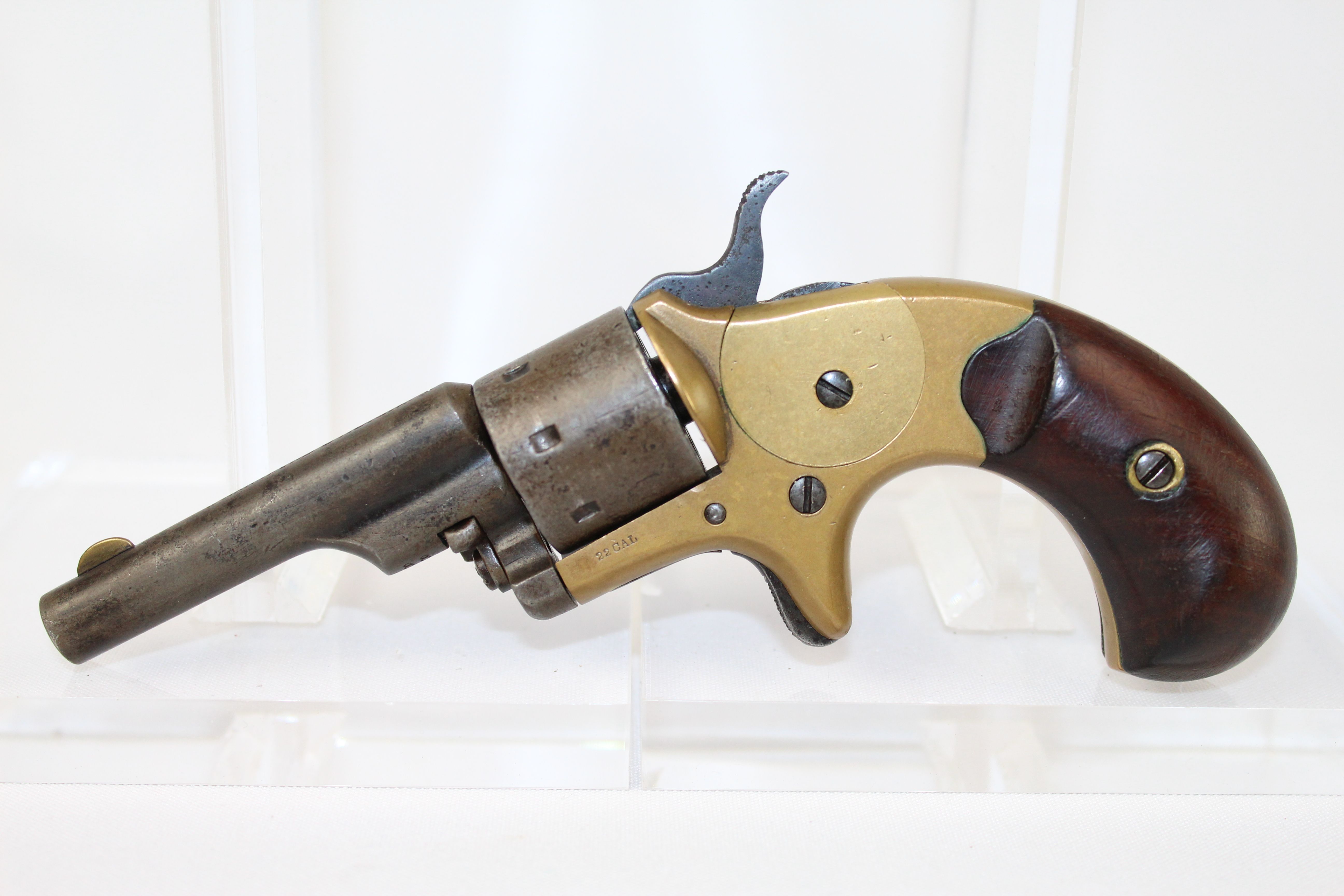 Colt Open Top .22 Pocket Revolver Antique Firearms 001 | Ancestry Guns