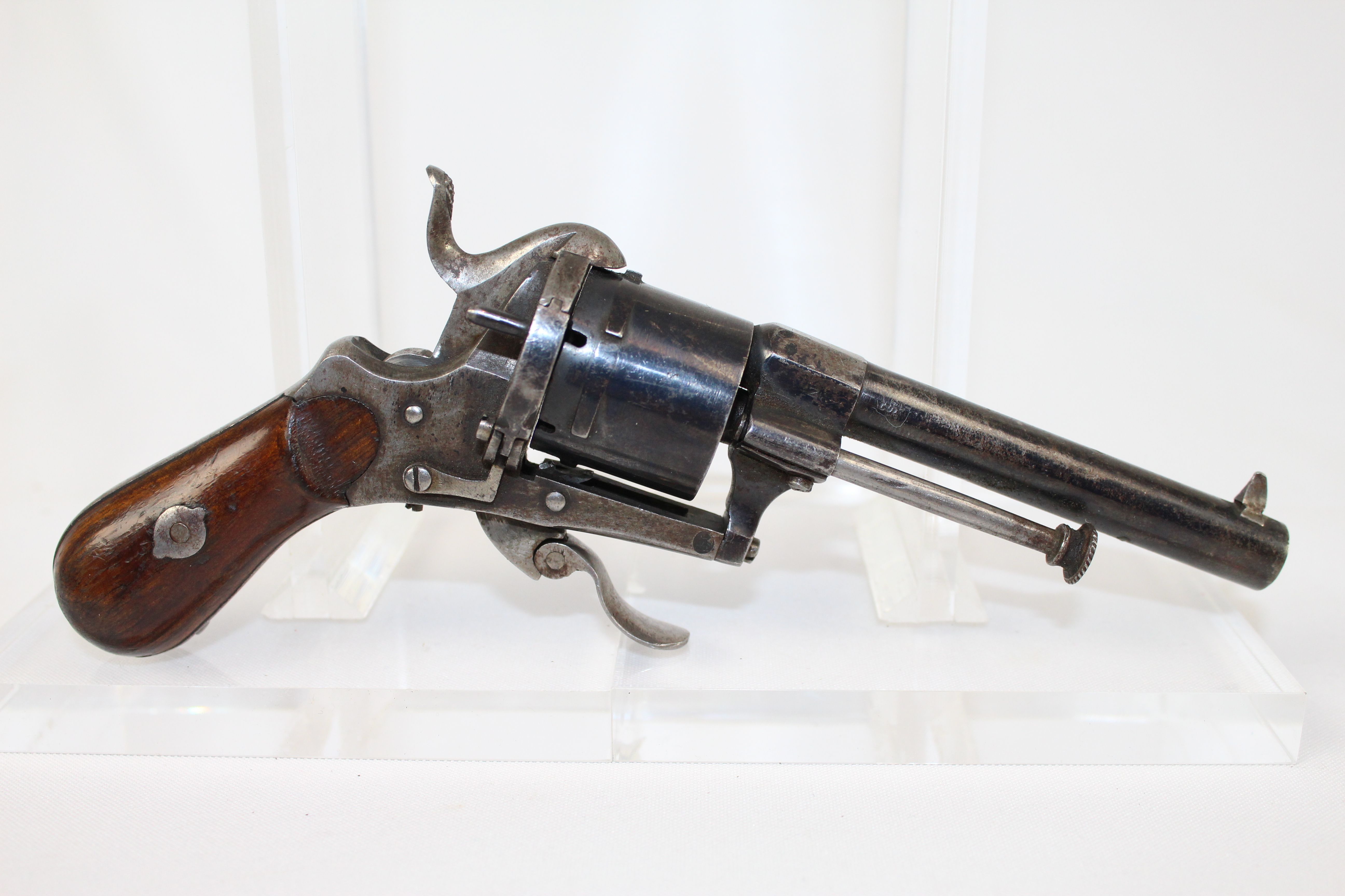 Liege Belgian Pinfire Revolver Antique Firearms 001 | Ancestry Guns