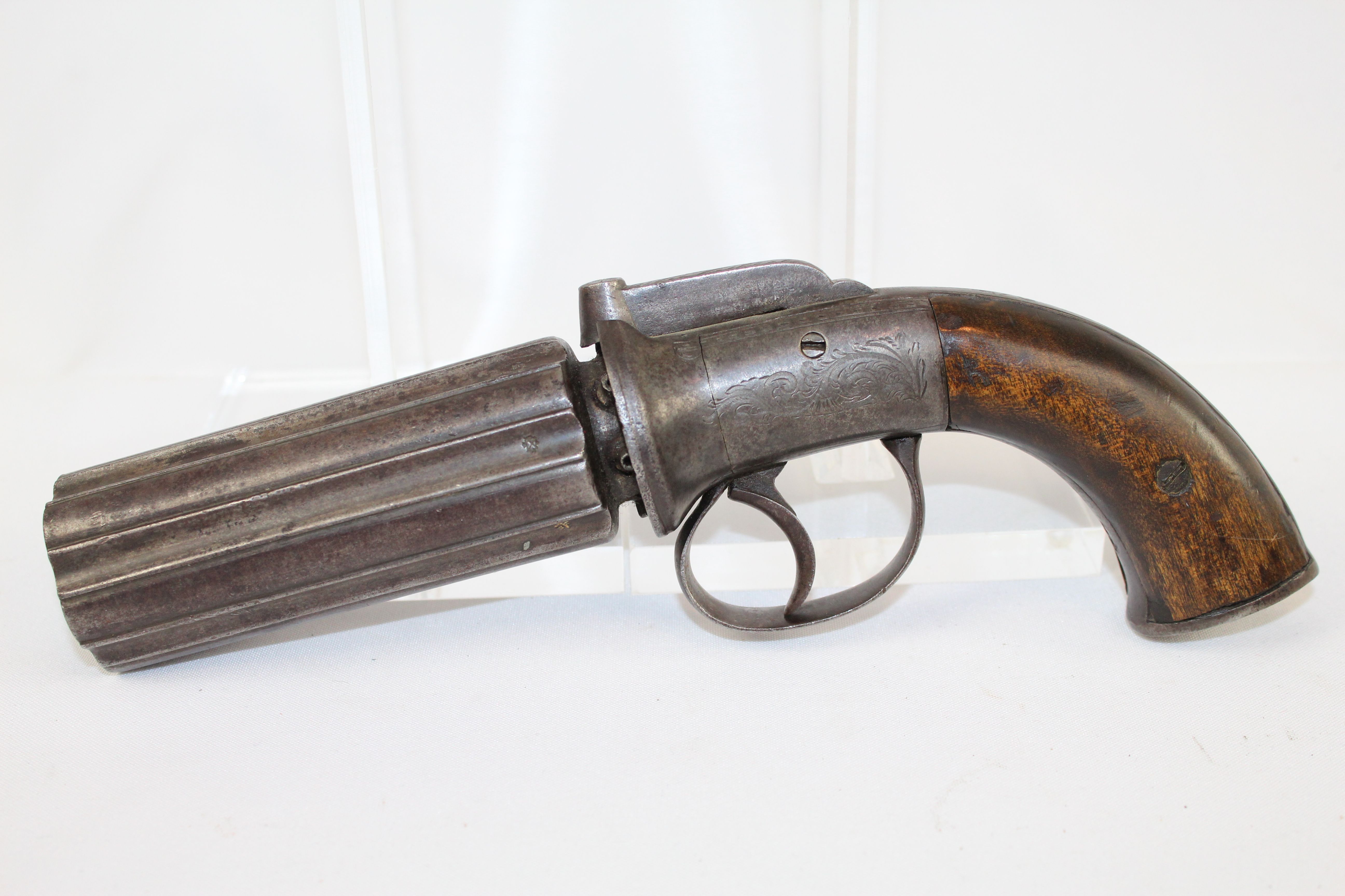 British English Percussion Pepperbox Revolver Pistol Antique Firearms   British English Percussion Pepperbox Revolver Pistol Antique Firearms 011 