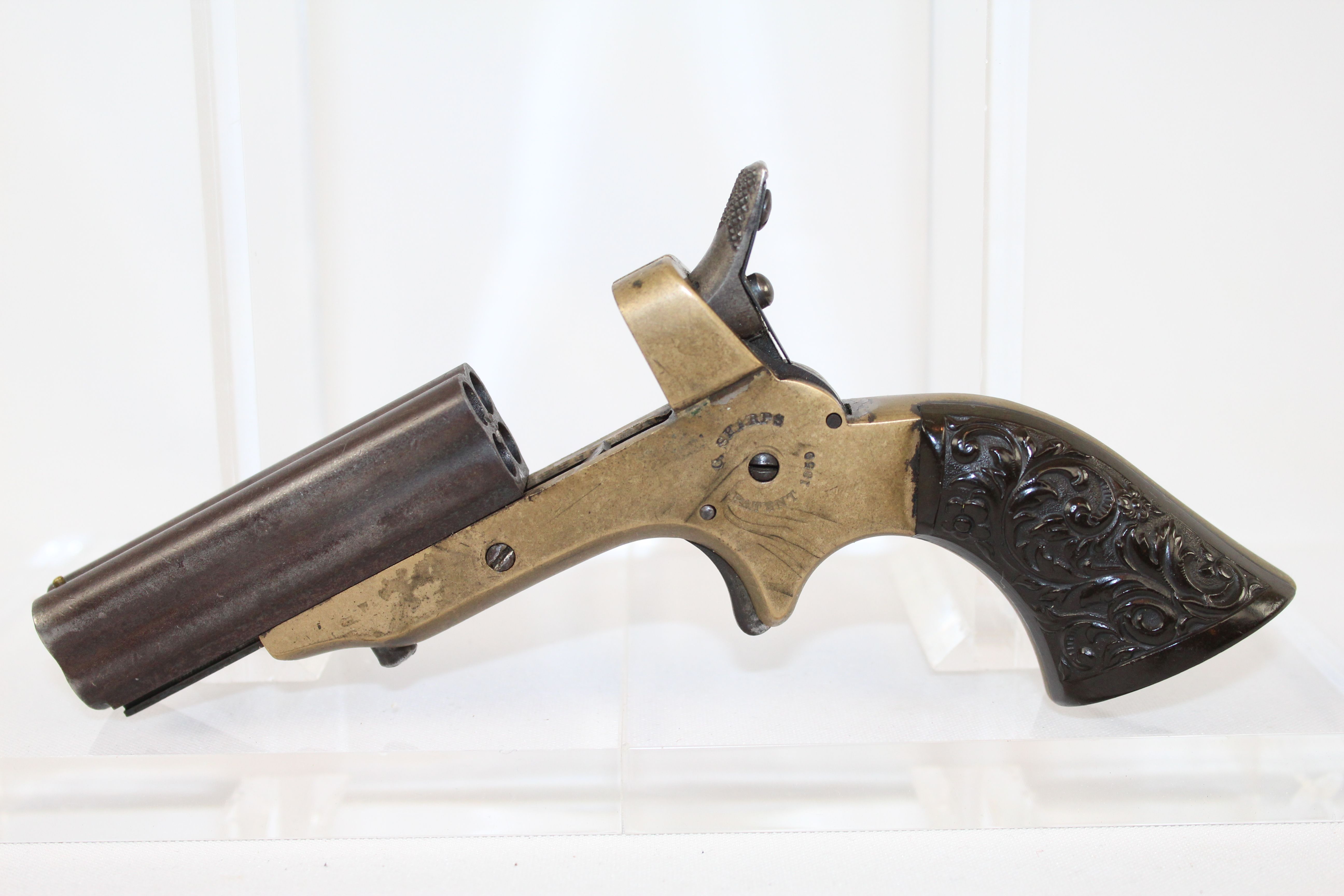 Christian Sharps Model 1 .22 Pepperbox Pistol Antique Firearms 006 ...