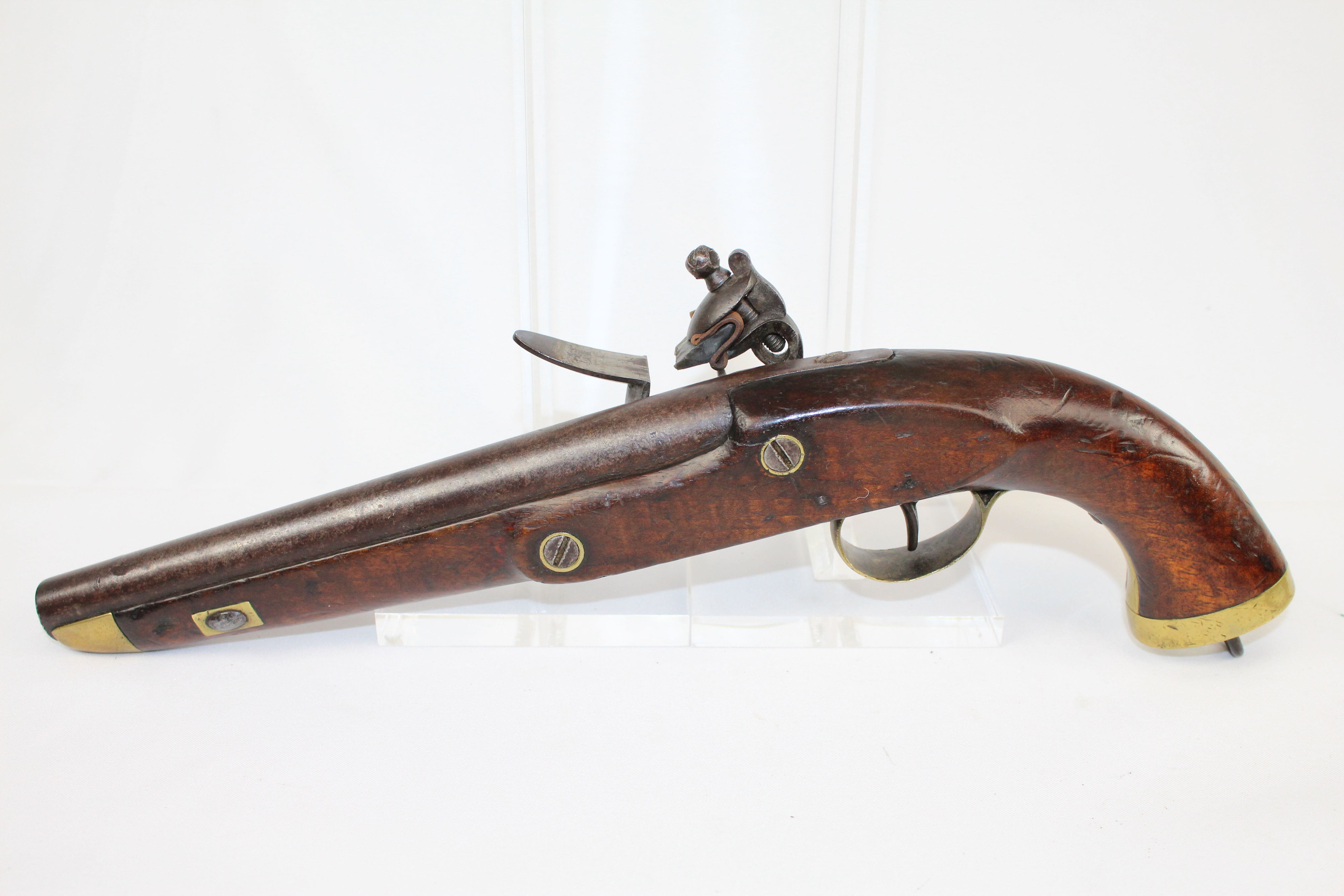 Dutch Sea Service Liege Flintlock Pistol Napoleon Antique Firearms 008 ...