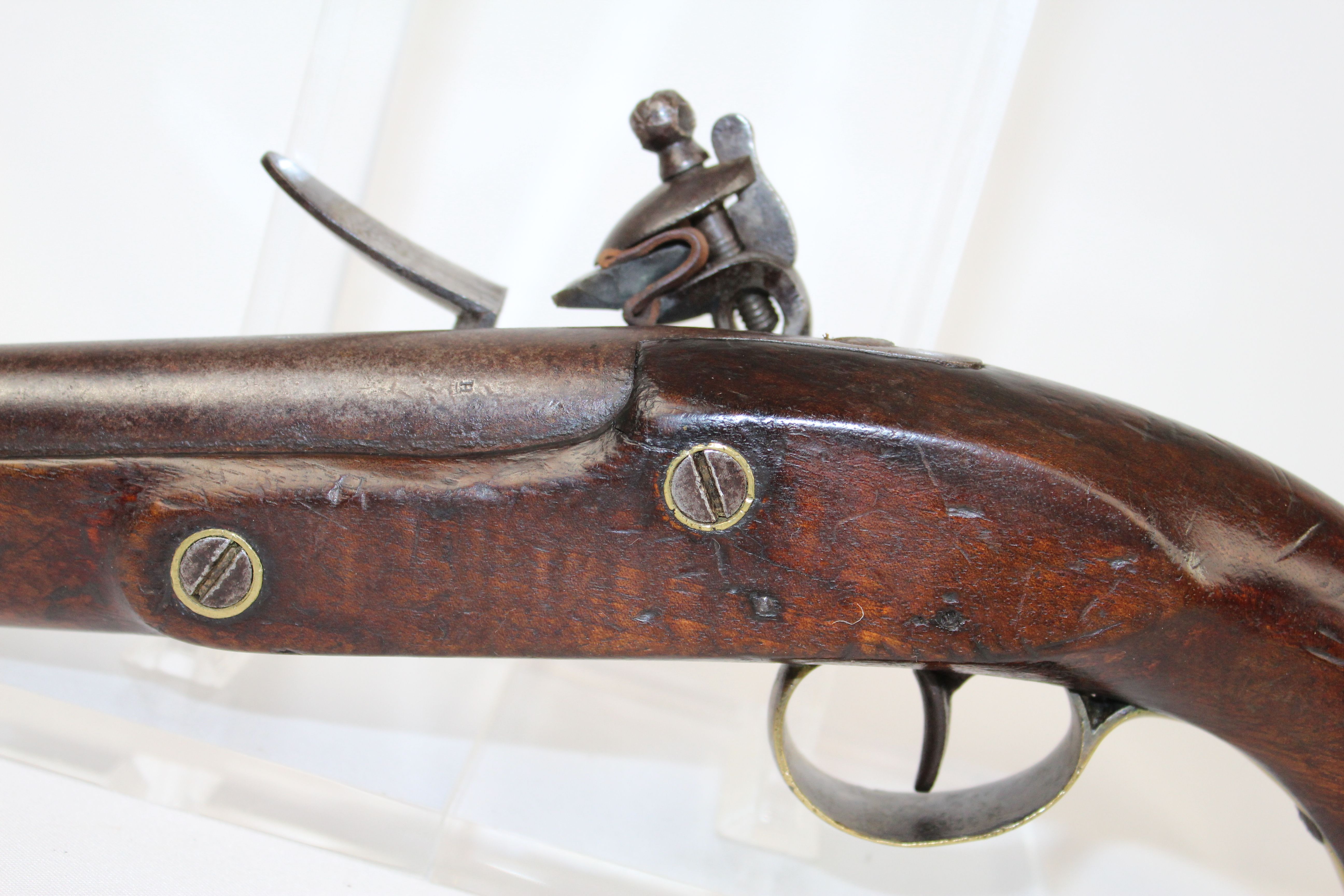 Dutch Sea Service Liege Flintlock Pistol Napoleon Antique Firearms 010