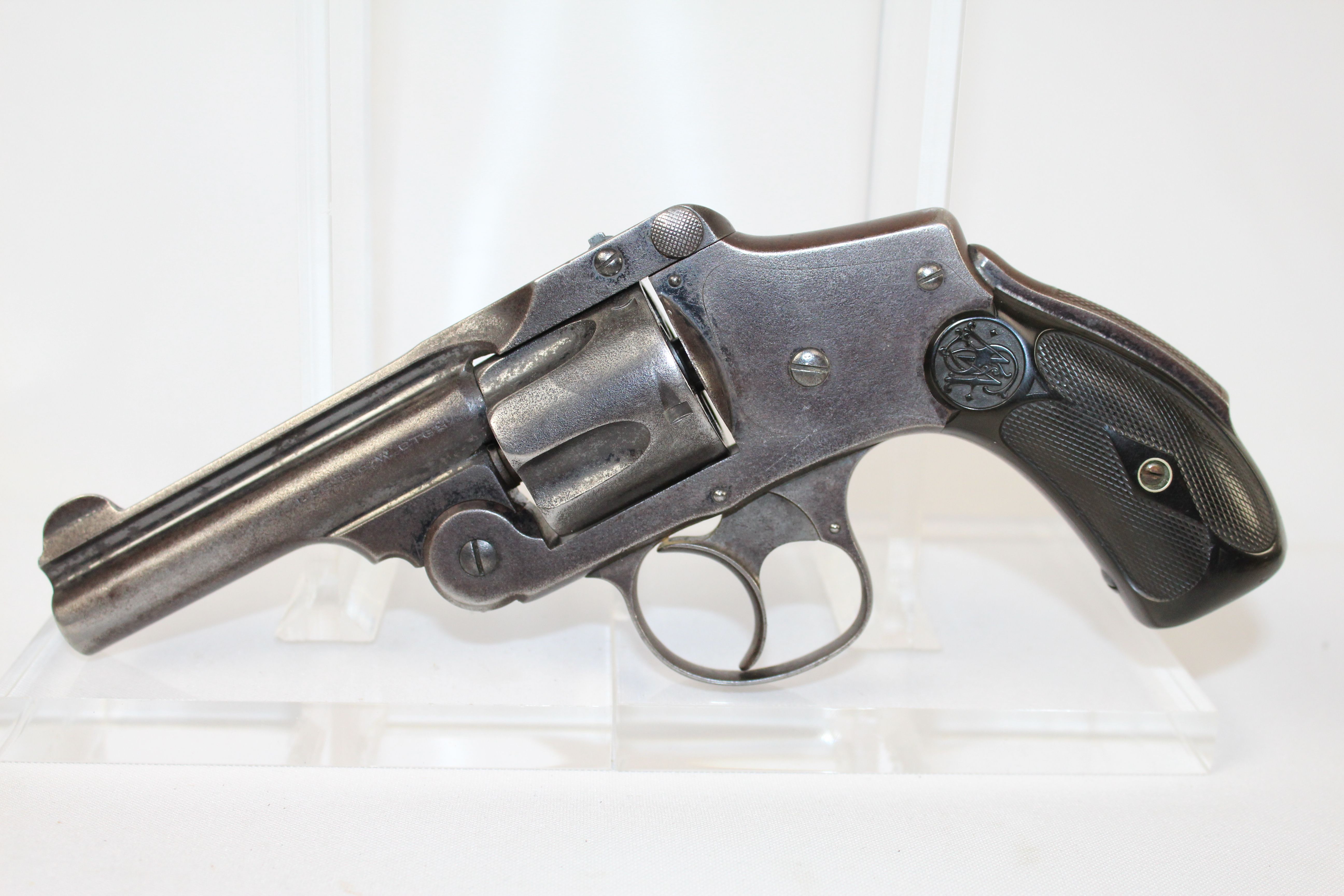 S&W Smith & Wesson .38 Safety Hammerless Revolver Antique Firearms 001 ...