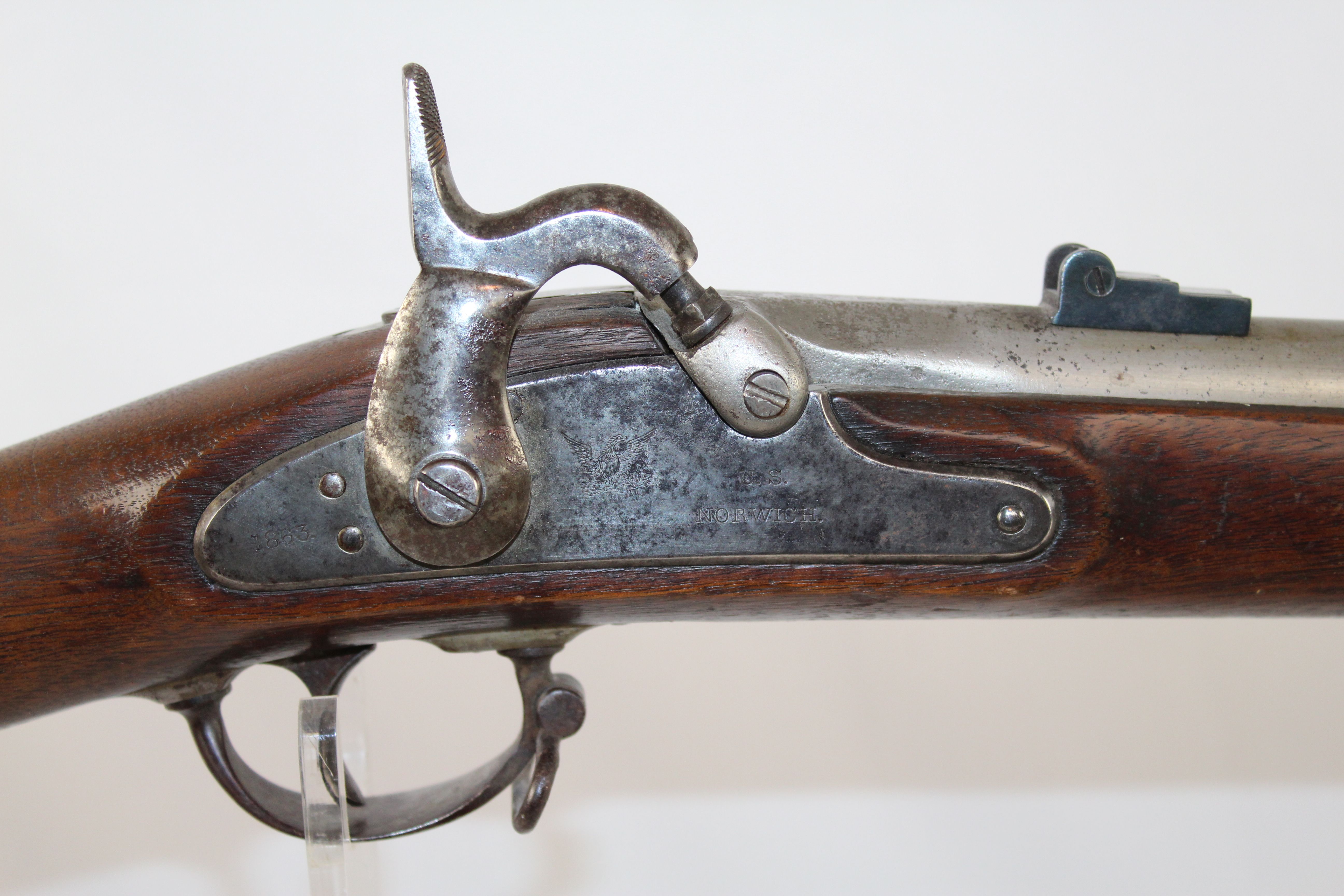 Civil War Mowry Norwich Model 1861 Infantry Rifle Musket Antique ...