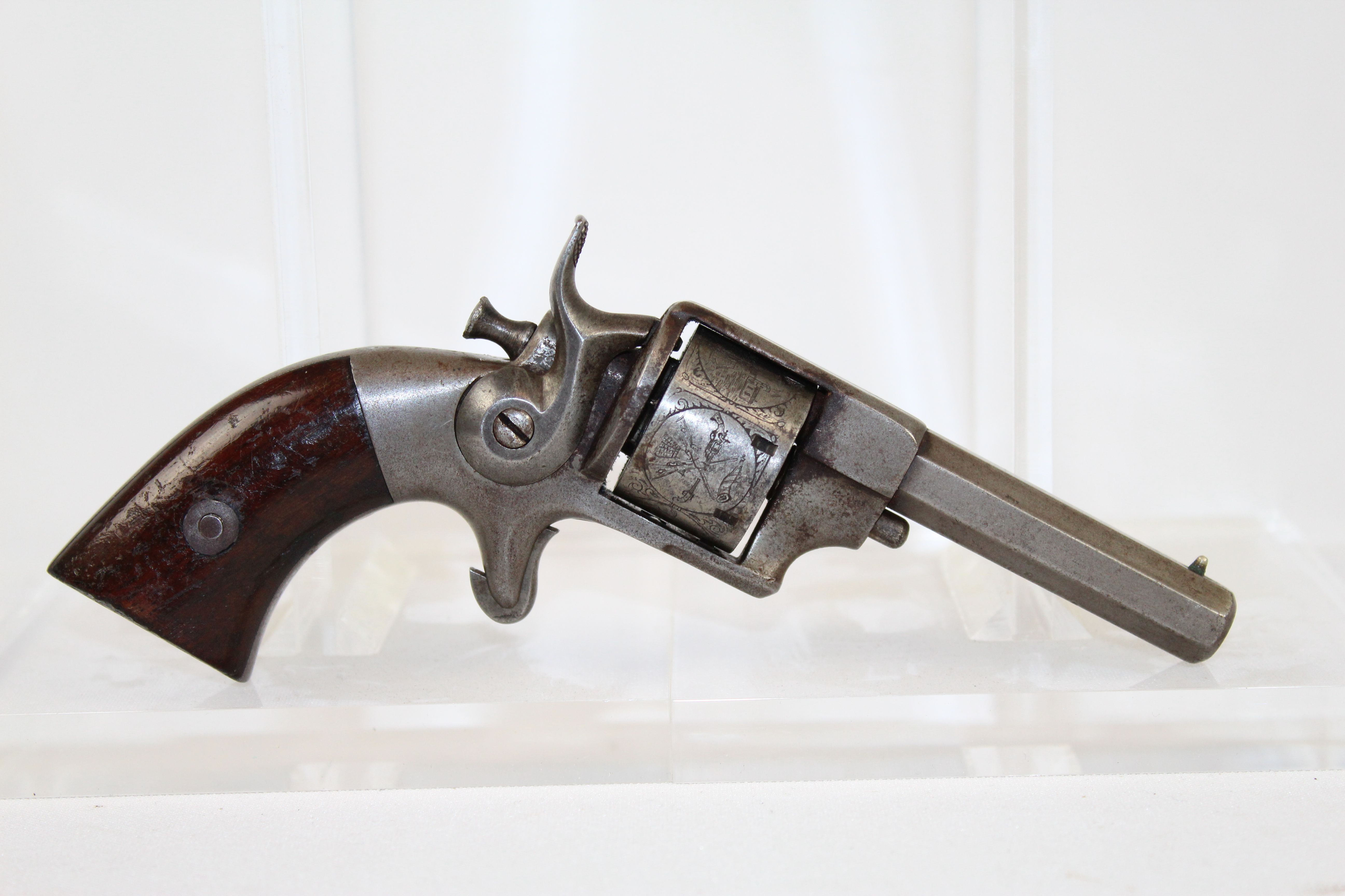 Ethan Allen & Wheelock Sidehammer .22 Rimfire Revolver Antique Firearms ...