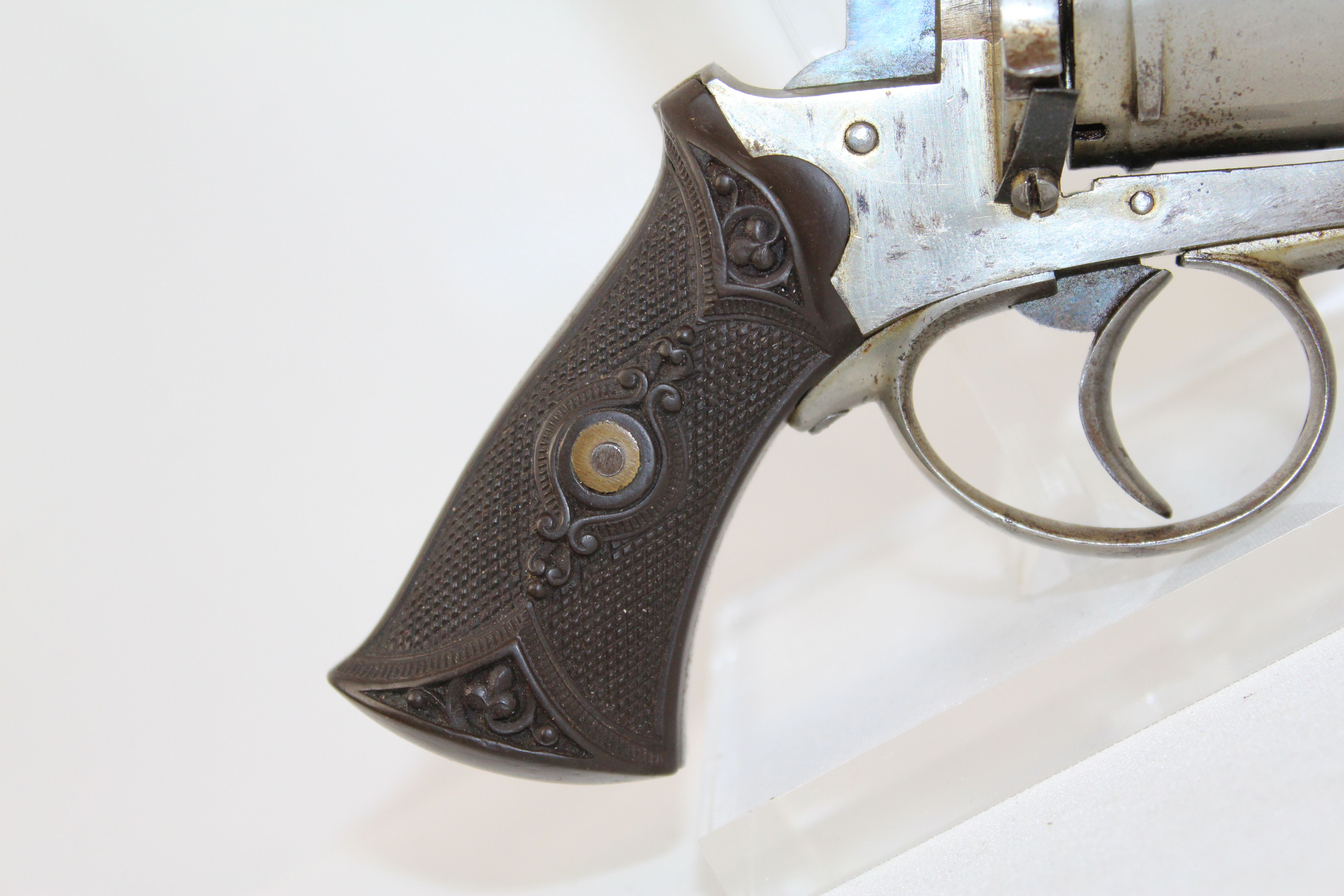 French European Double Action Pinfire Revolver 1870 Antique Firearms ...