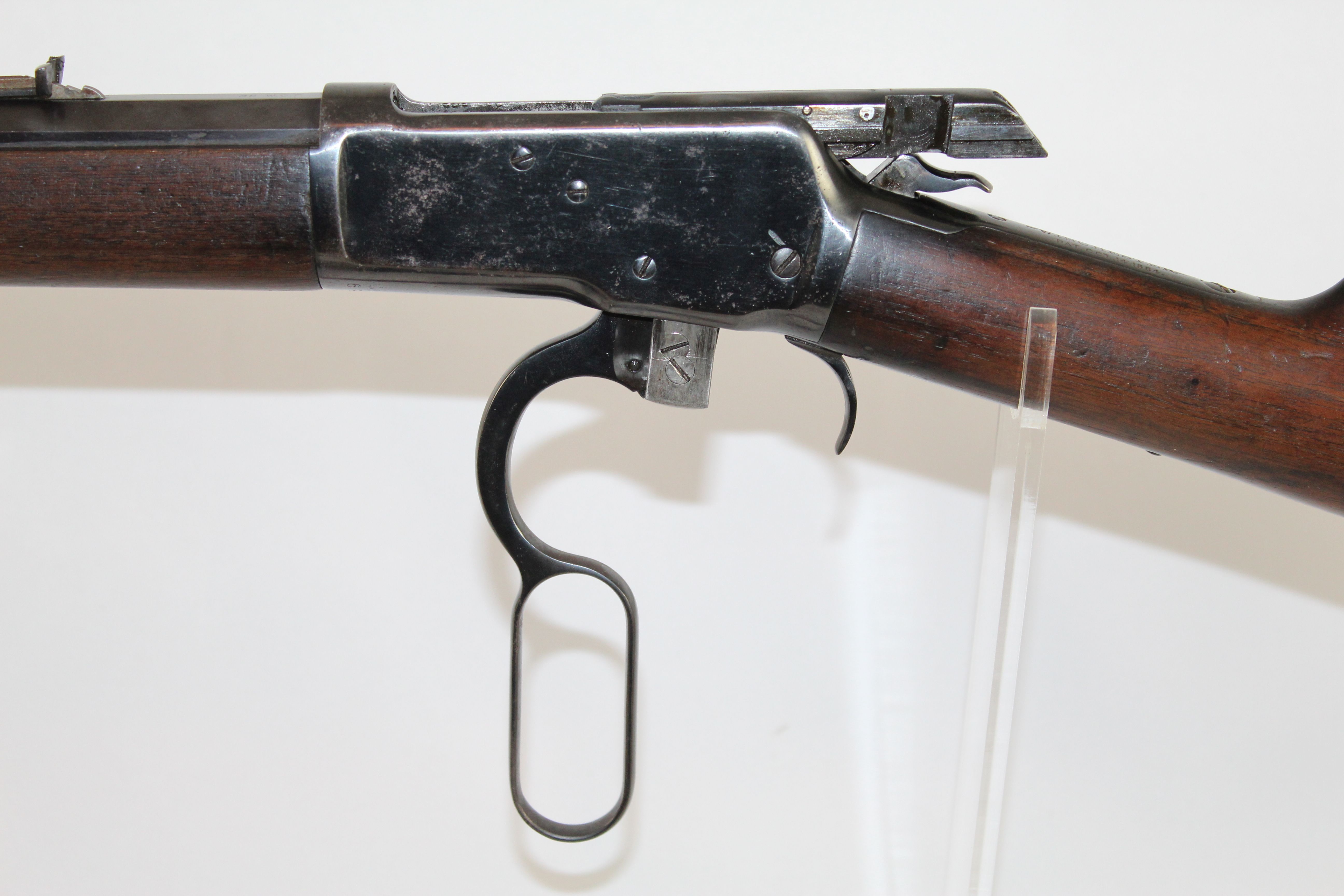 Winchester Model Lever Action Rifle John Moses Browning Antique Hot Sex Picture