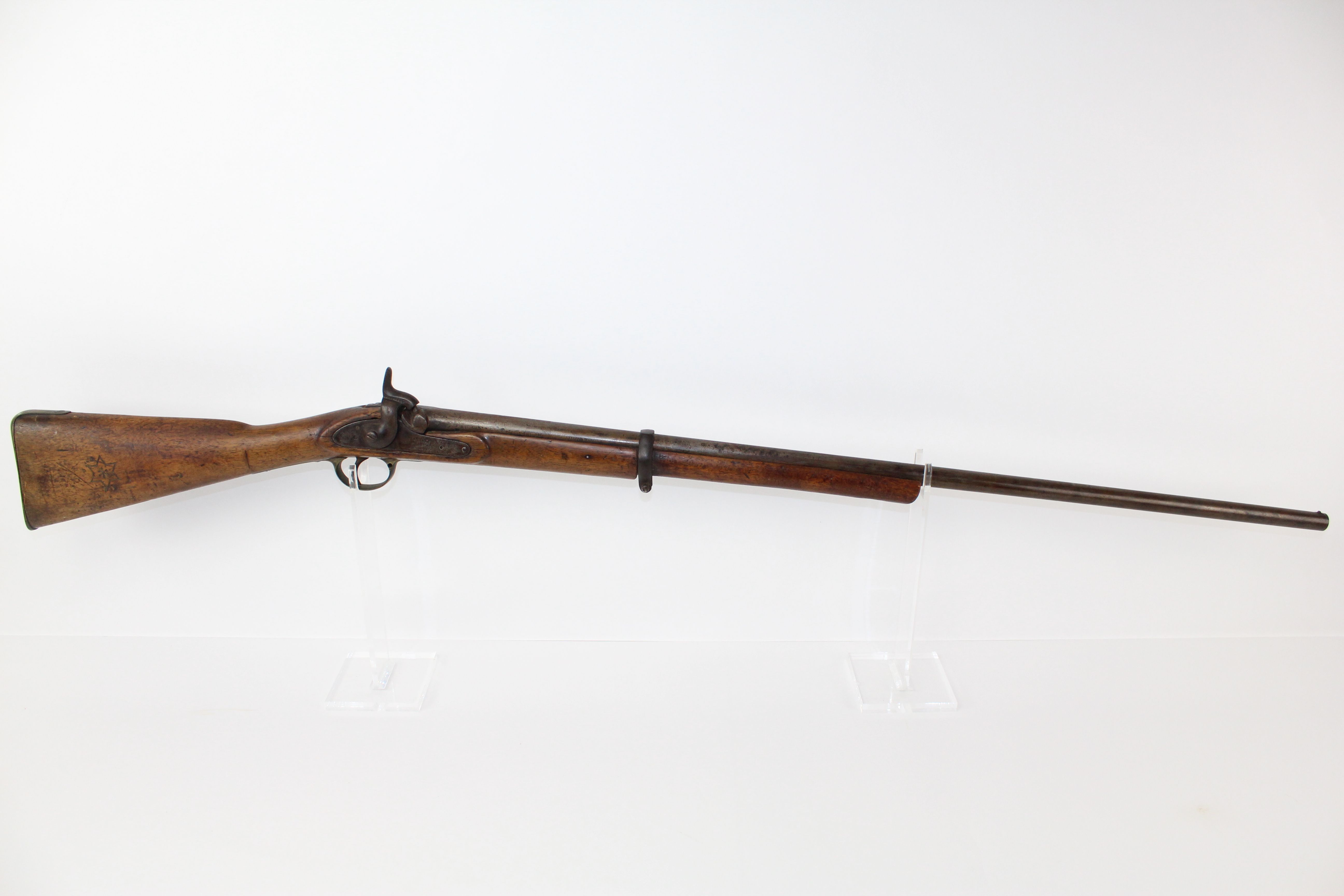 Civil War Union Musket Enfield 1853 Vicksburg 124 Illinois Antique ...