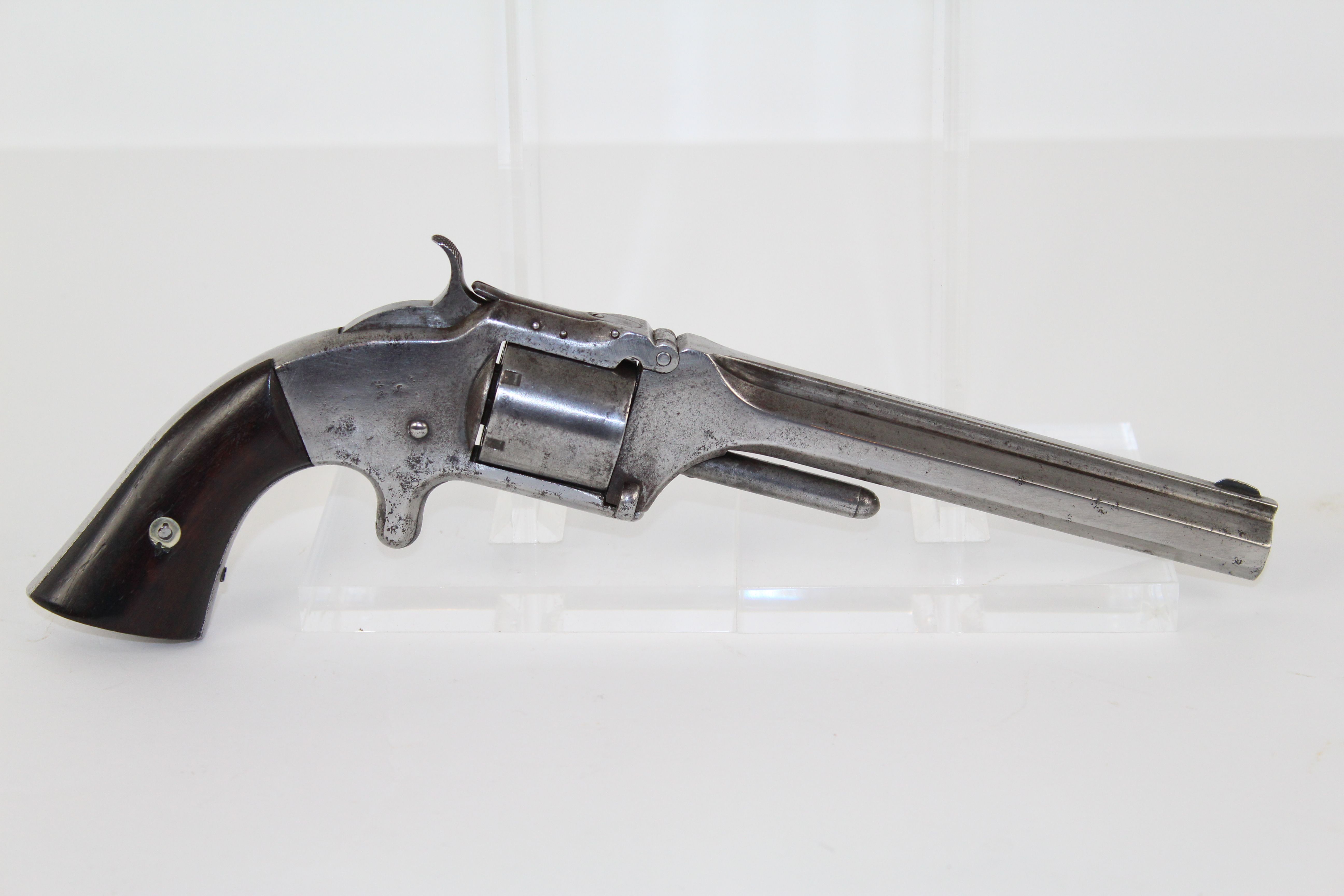 Civil War Sandw Smith Wesson Model No 2 Old Army 32 Rimfire Revolver