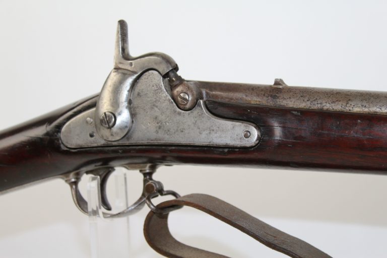 American Civil War Eli Whitney Jr Hump Back 1855 Buck Ball Musket ...