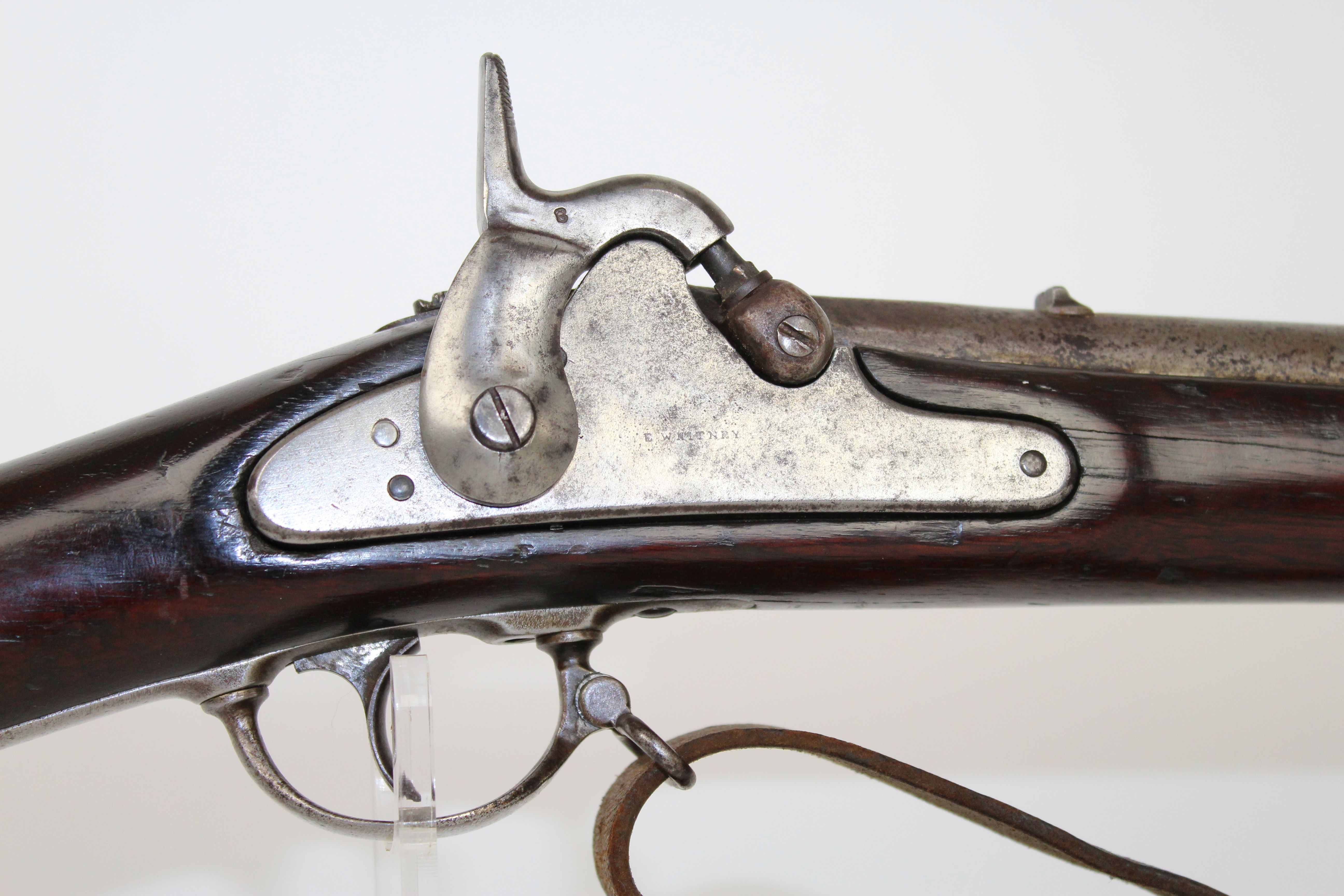 American Civil War Eli Whitney Jr Hump Back 1855 Buck Ball Musket ...