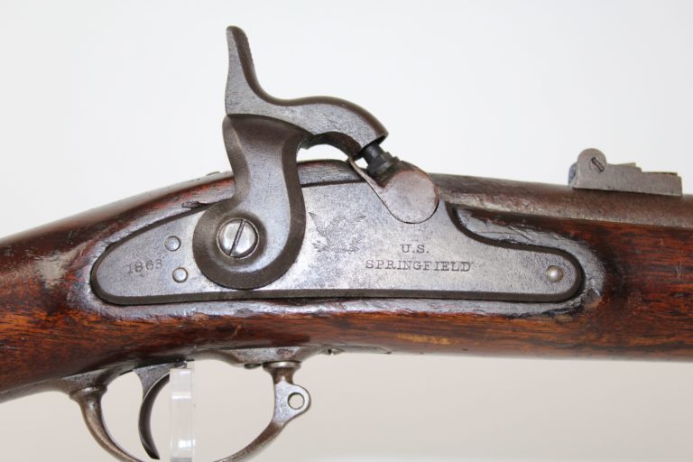 American Civil War Springfield Armory US Model 1863 .58 Caliber Rifle ...