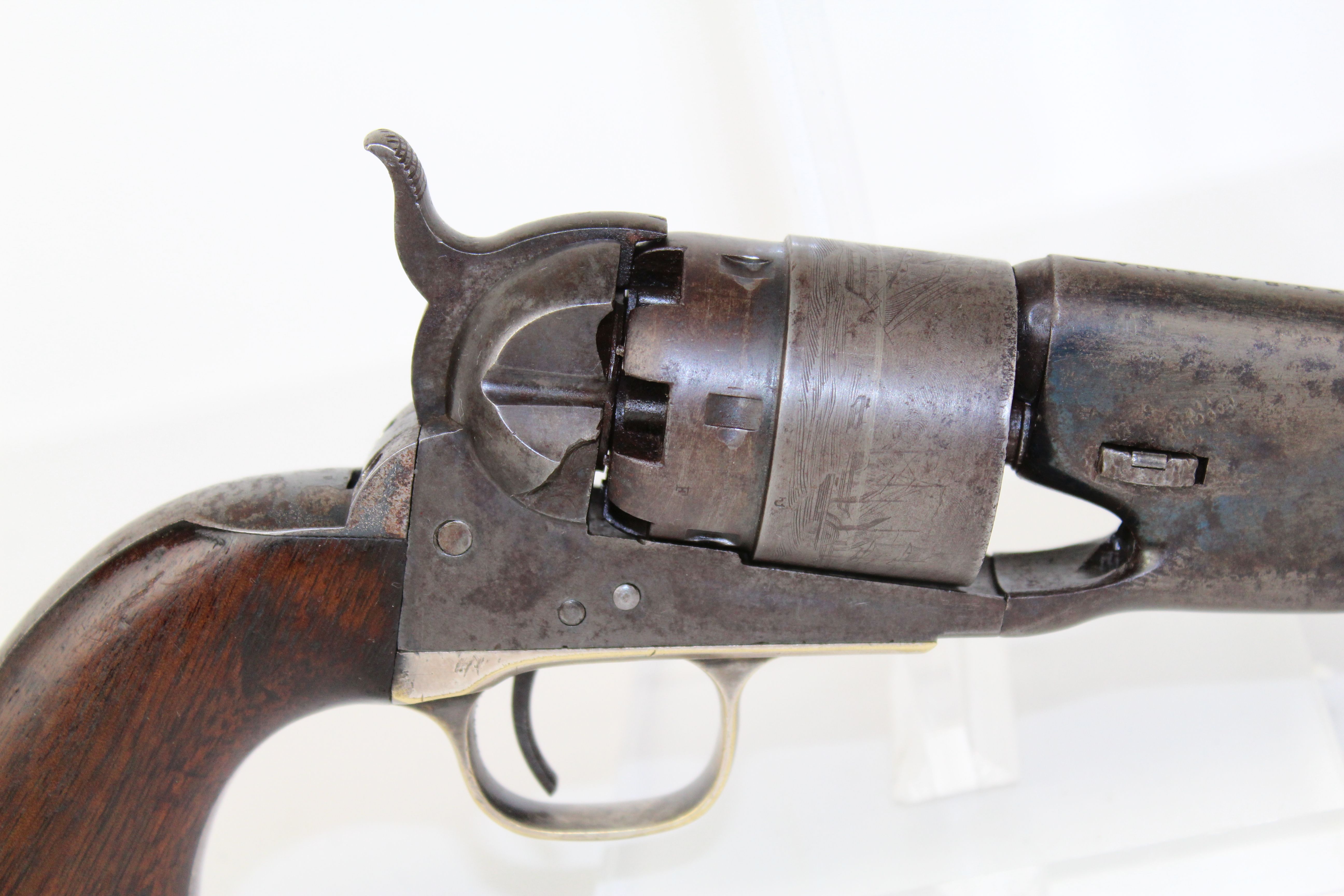 Civil War Antique Colt 1860 Army Revolver Washington D.C. Cavalry ...