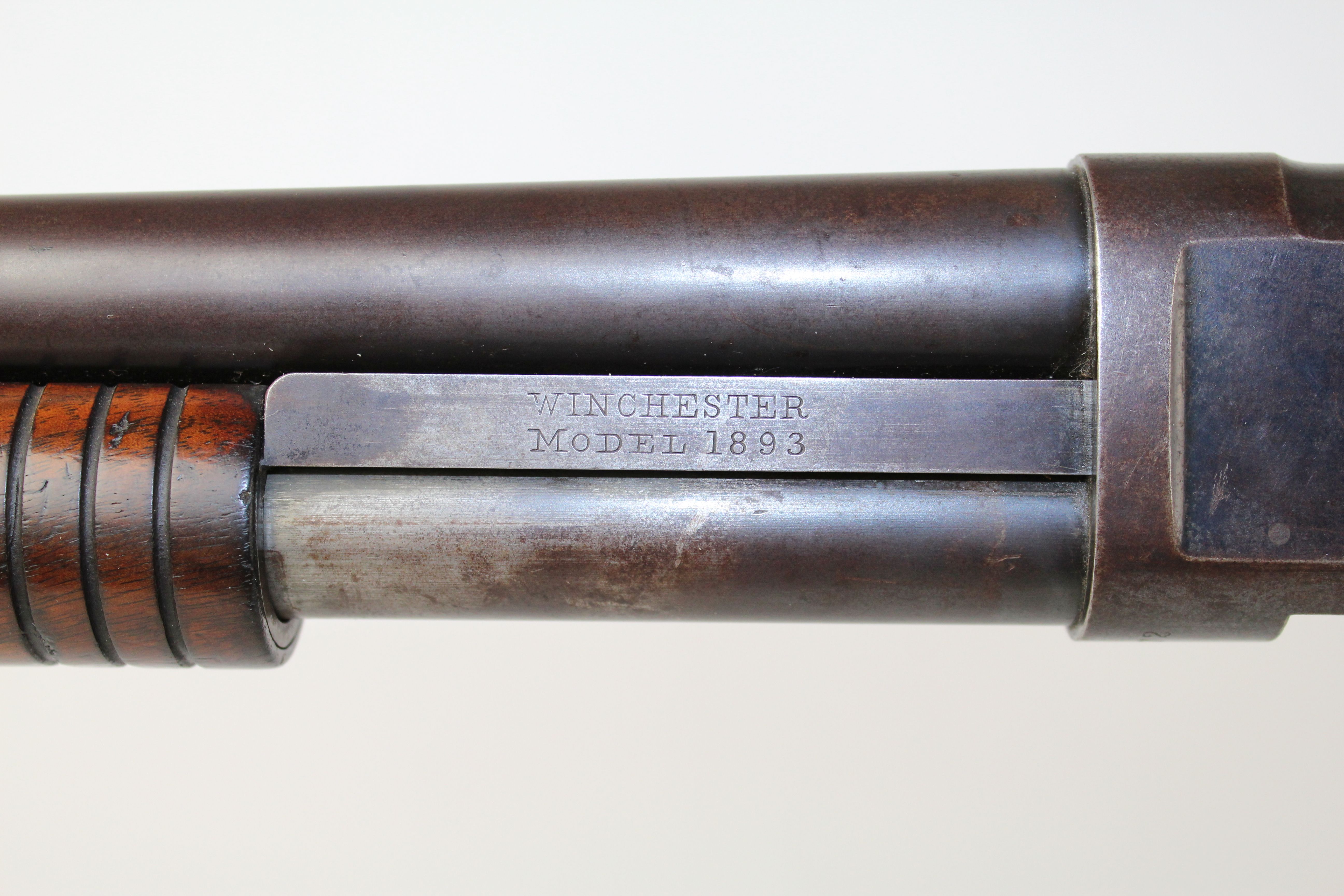 Rare Winchester Model 1893 Riot Shotgun Slide Pump Action 1897 John ...