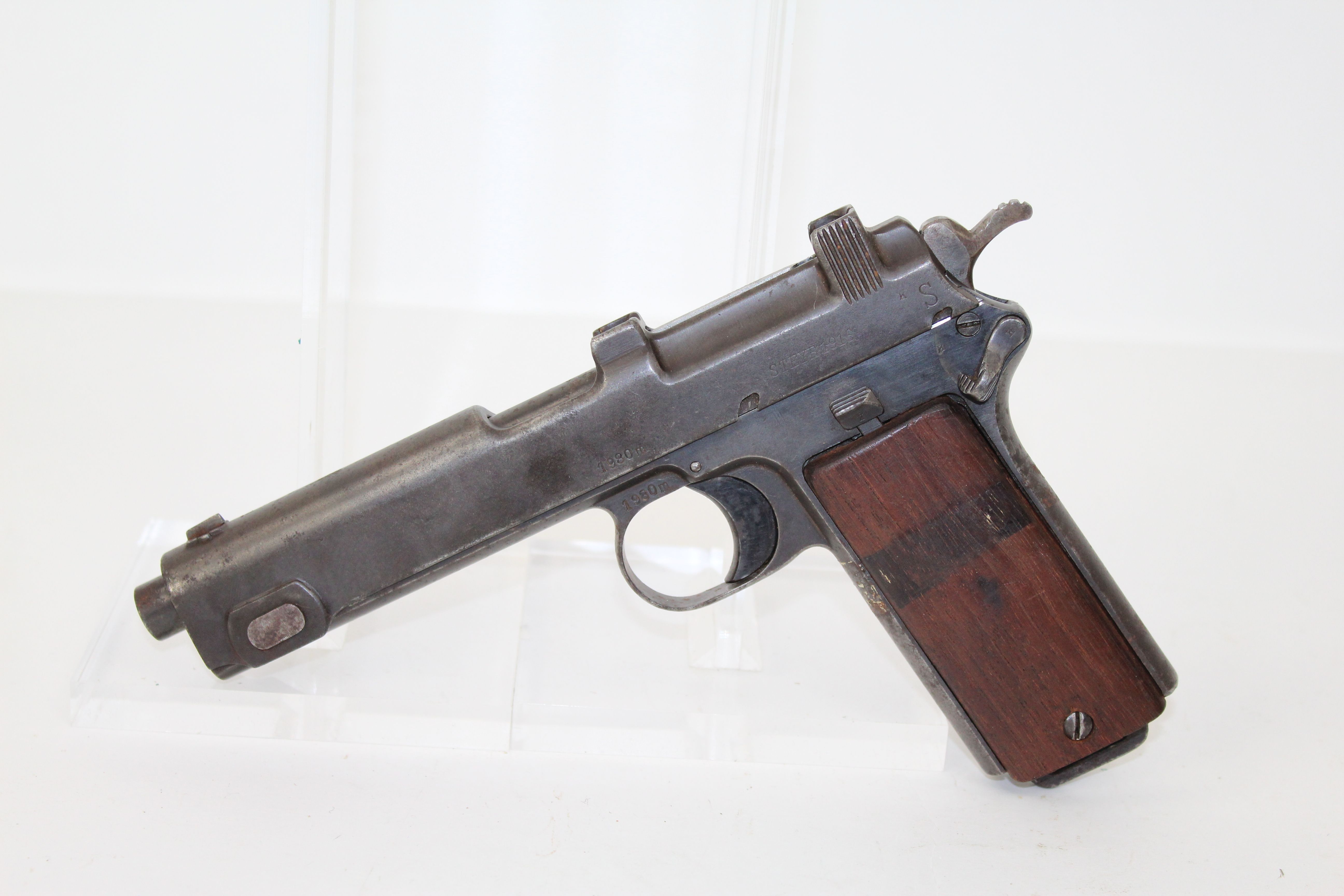 Steyr Hahn Model 1912 Pistol Candr Antique 001 Ancestry Guns 7875