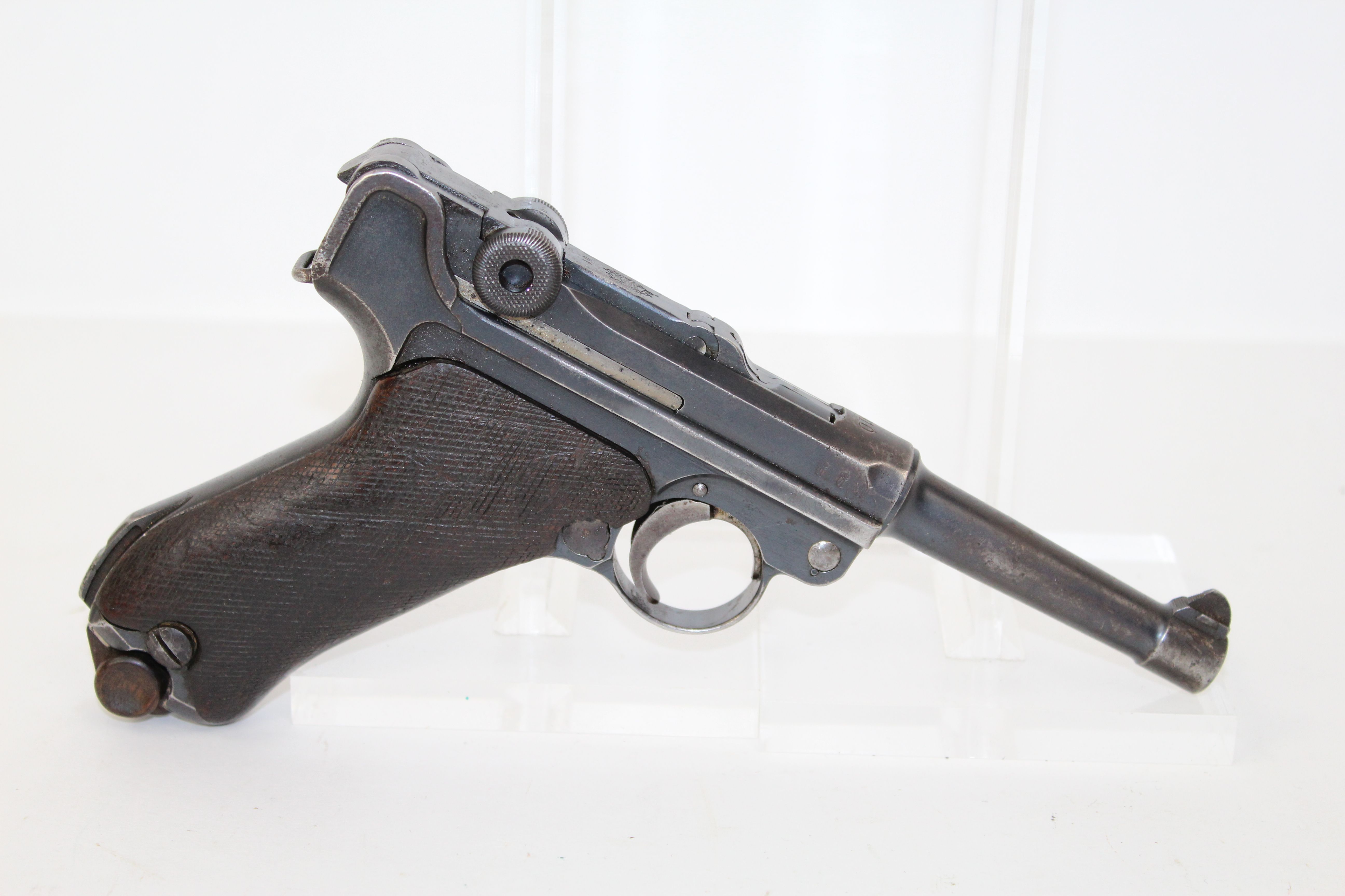 DWM Model 1908 Military Luger Semi Automatic Pistol With Holster C&R ...