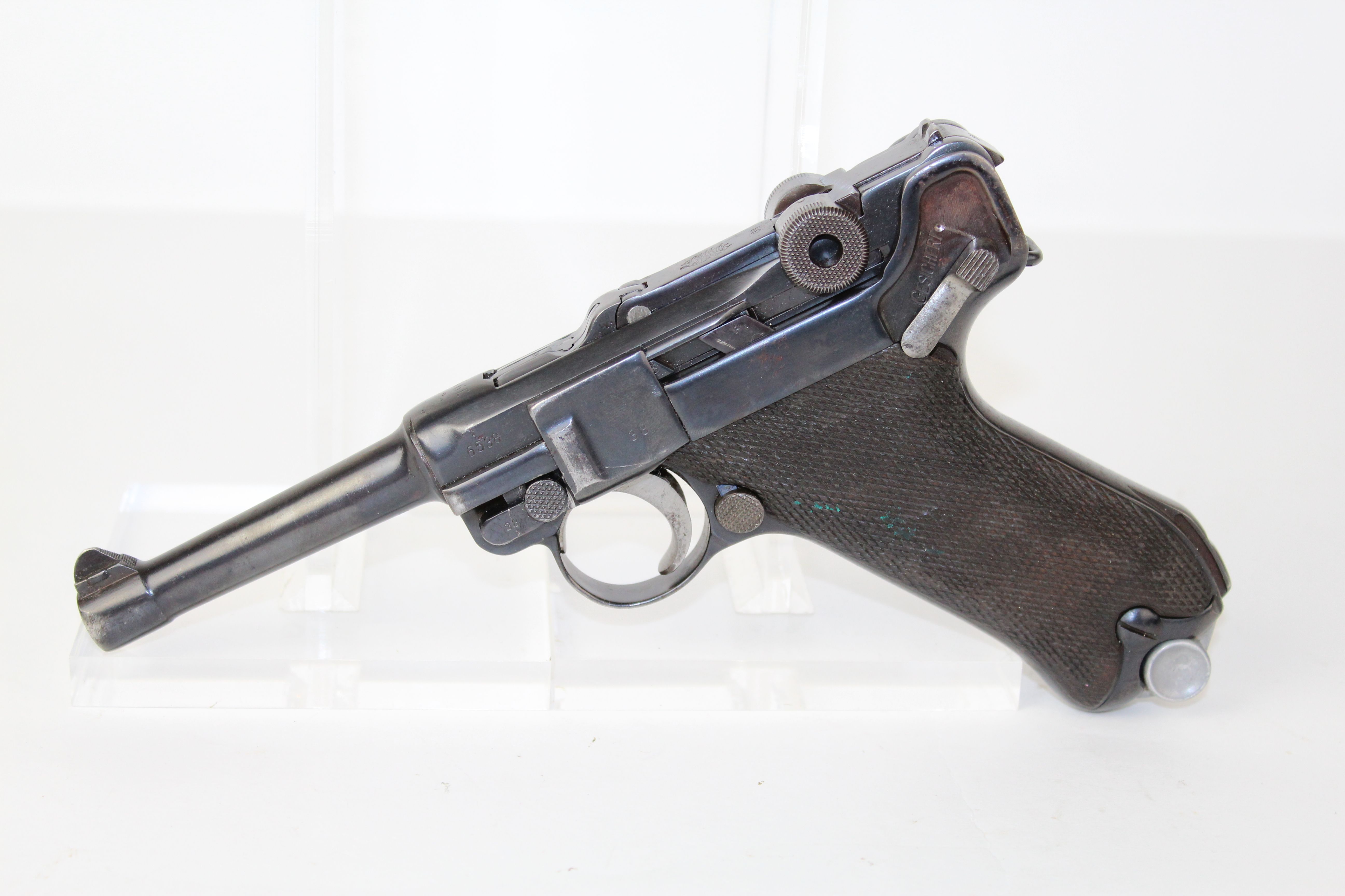 DWM Model 1914 Military Luger Semi-Automatic Pistol C&R Antique 001 ...