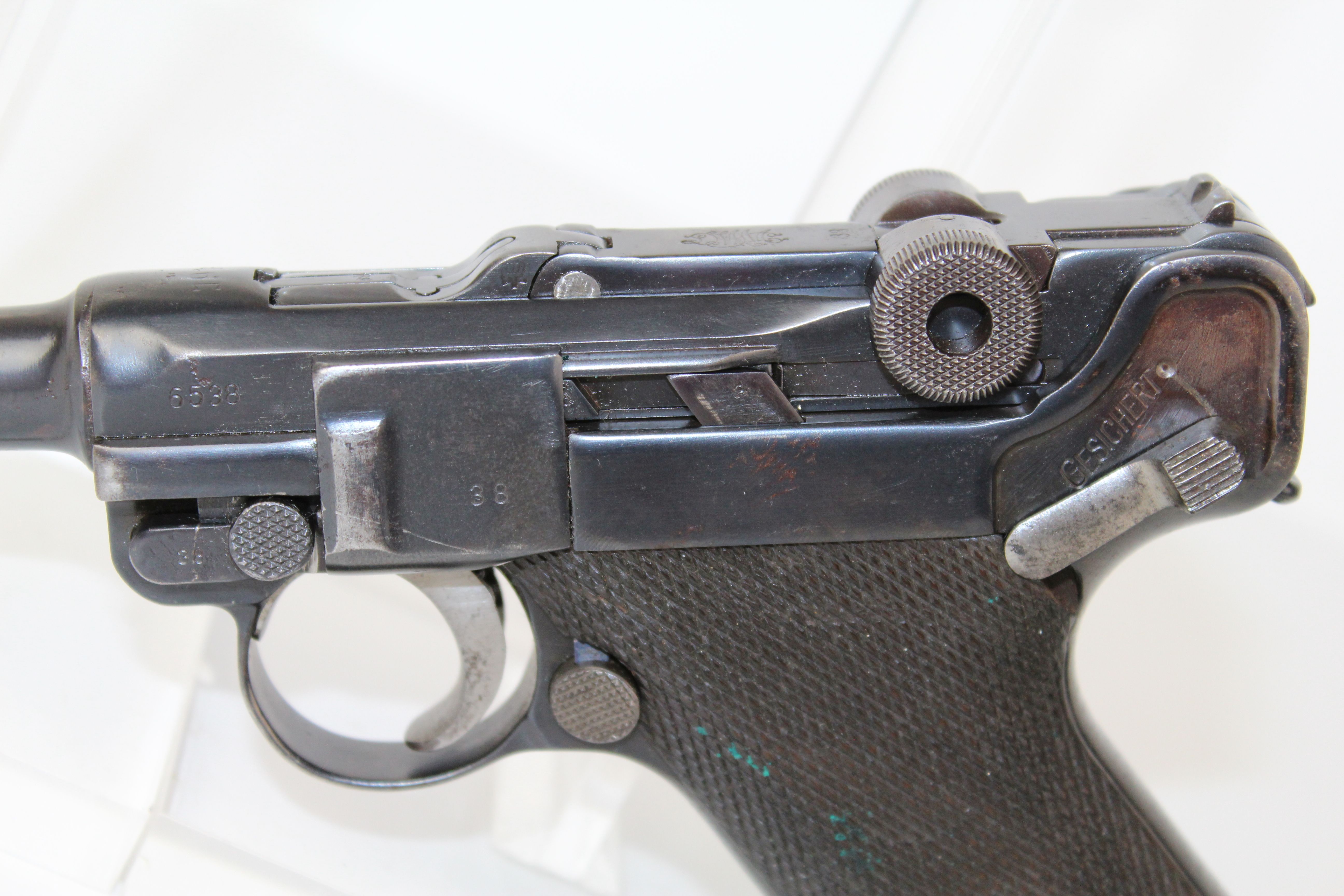 DWM Model 1914 Military Luger Semi-Automatic Pistol C&R Antique 003 ...