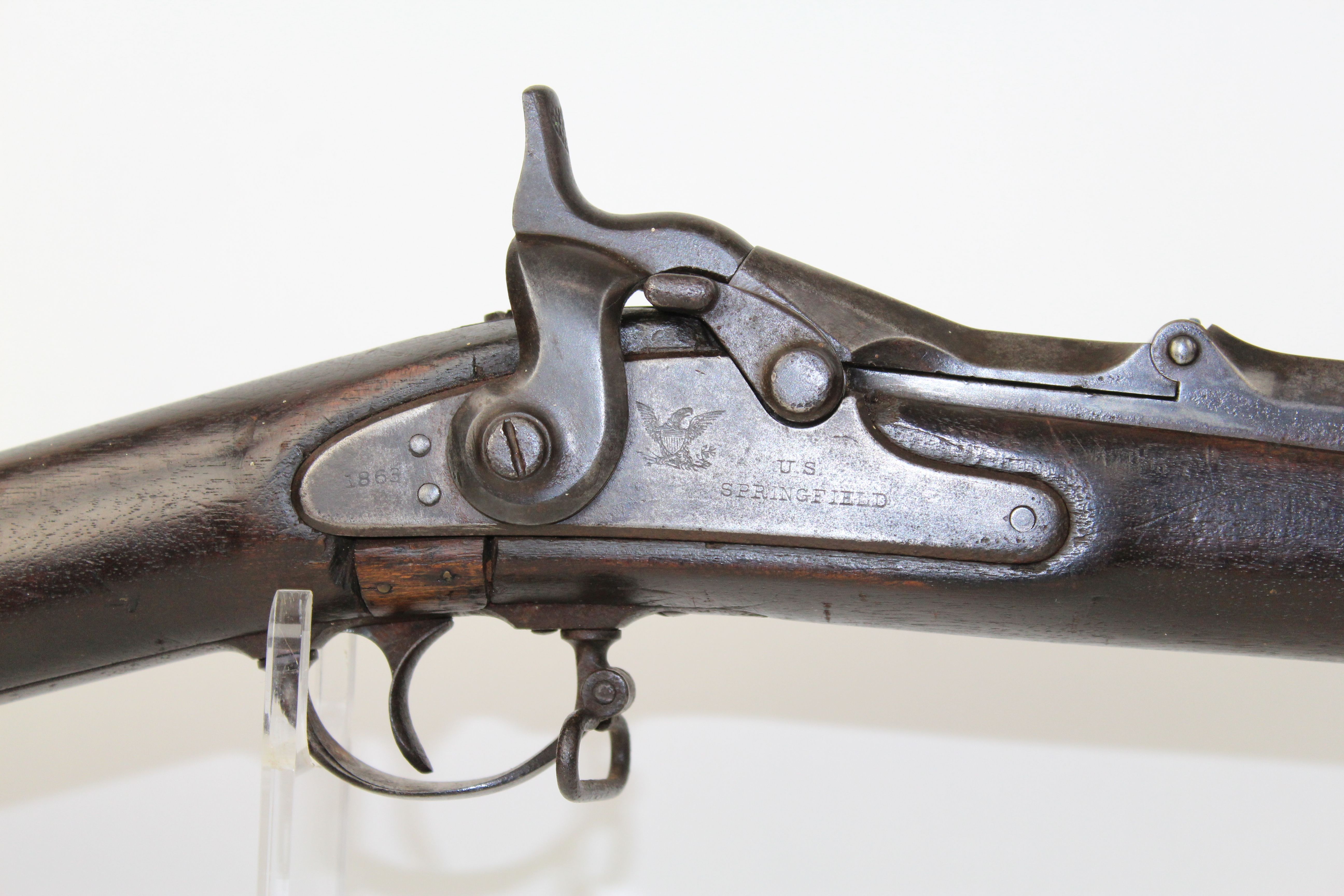 Springfield Model 1868 trapdoor Rifle C&R Antique 004 | Ancestry Guns