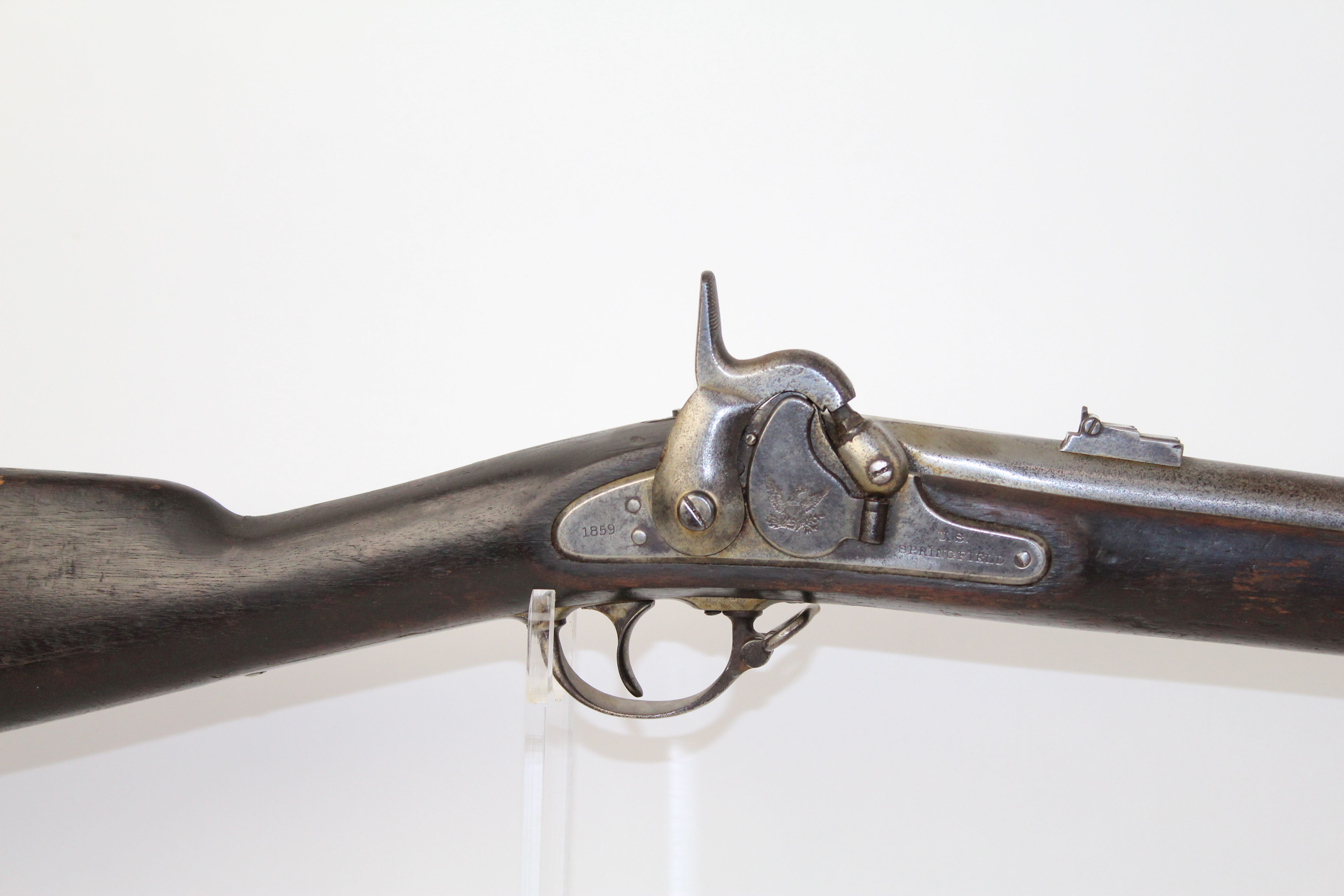 U.S. Springfield Model 1855 Percussion Rifle Musket C&R Antique 001 ...