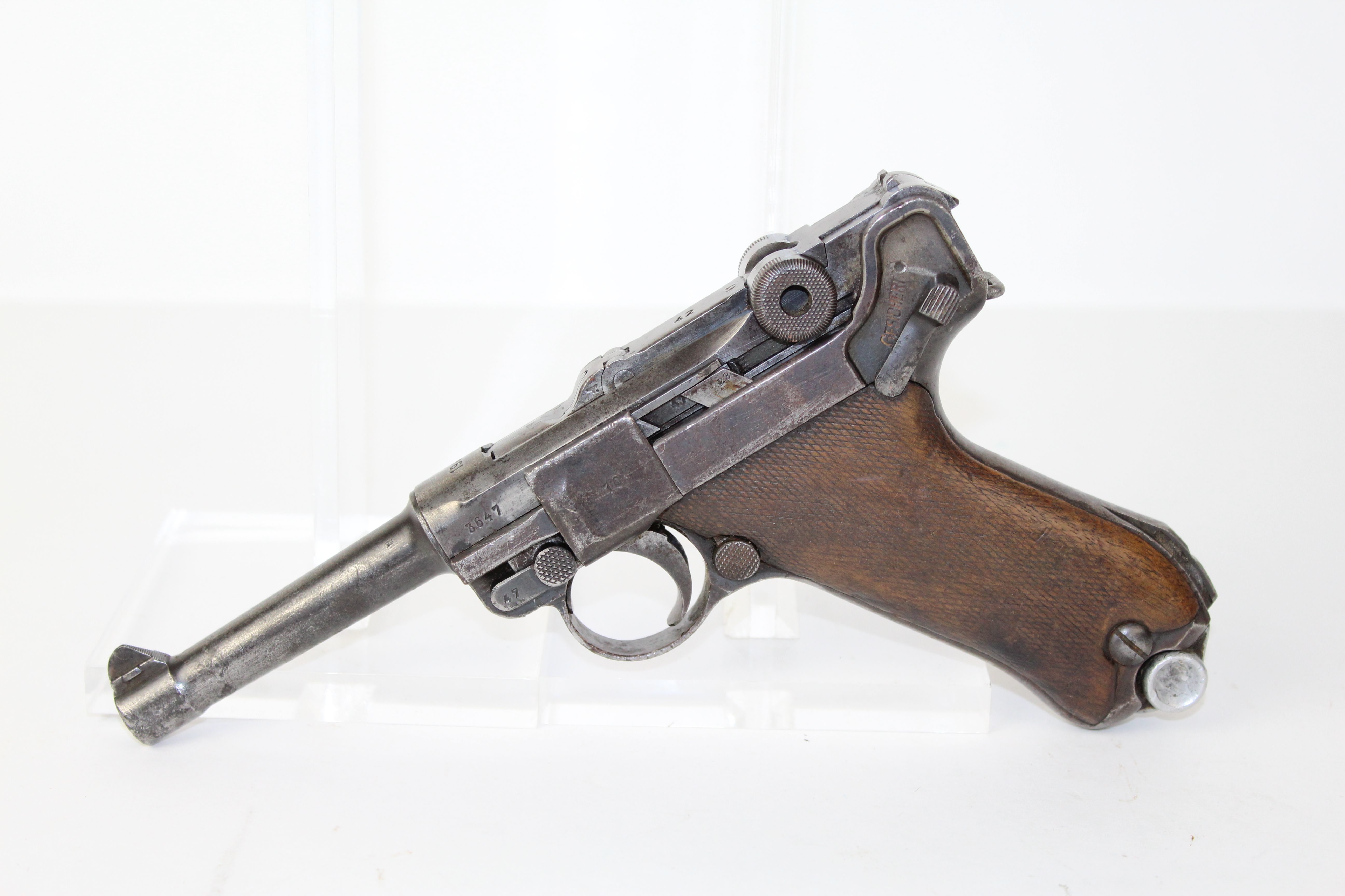 WWII Mauser 42 Code Luger Pistol C&R Antique 001 | Ancestry Guns