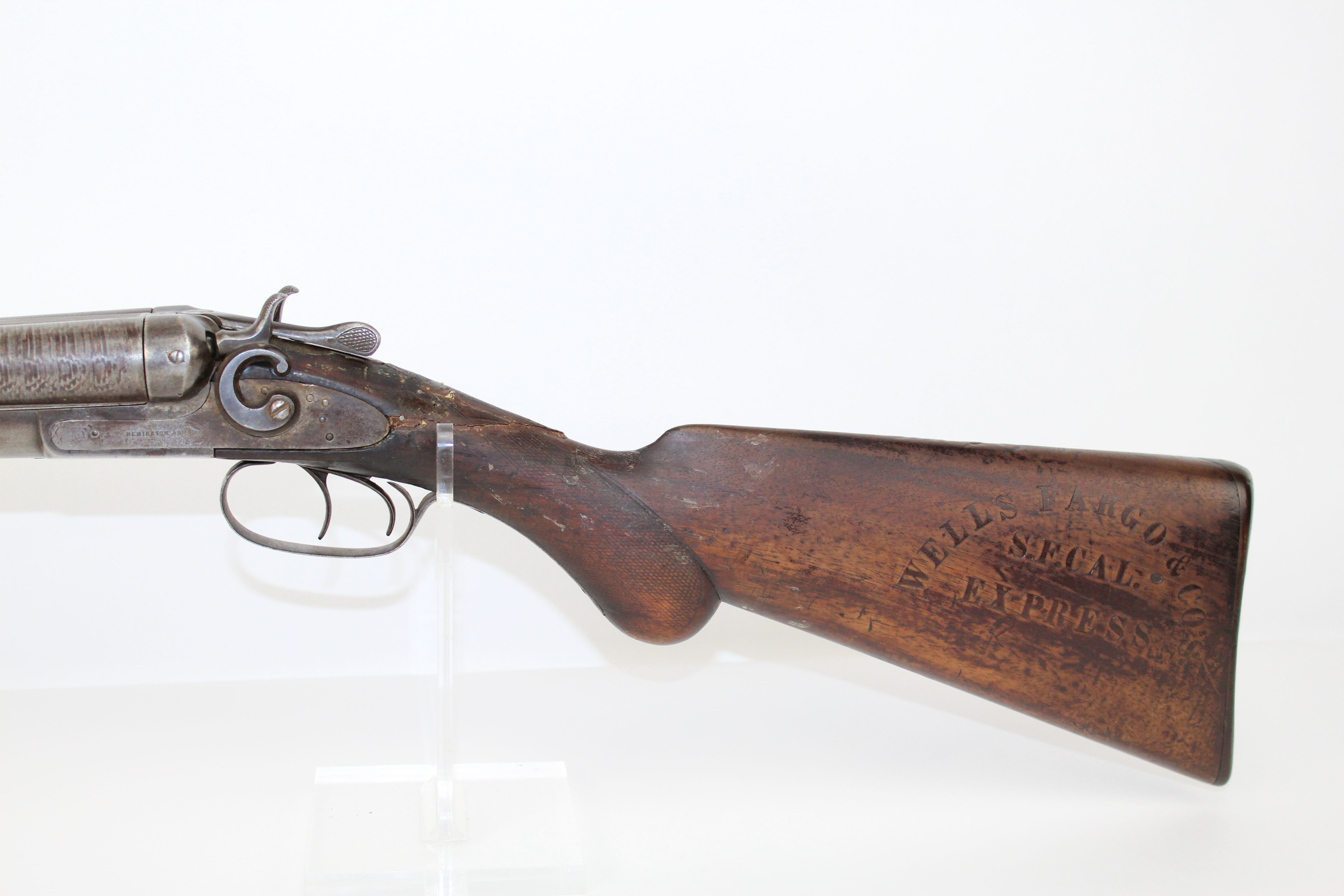 Antique Remington 1889 Stagecoach Shotgun Wells Fargo San Francisco ...