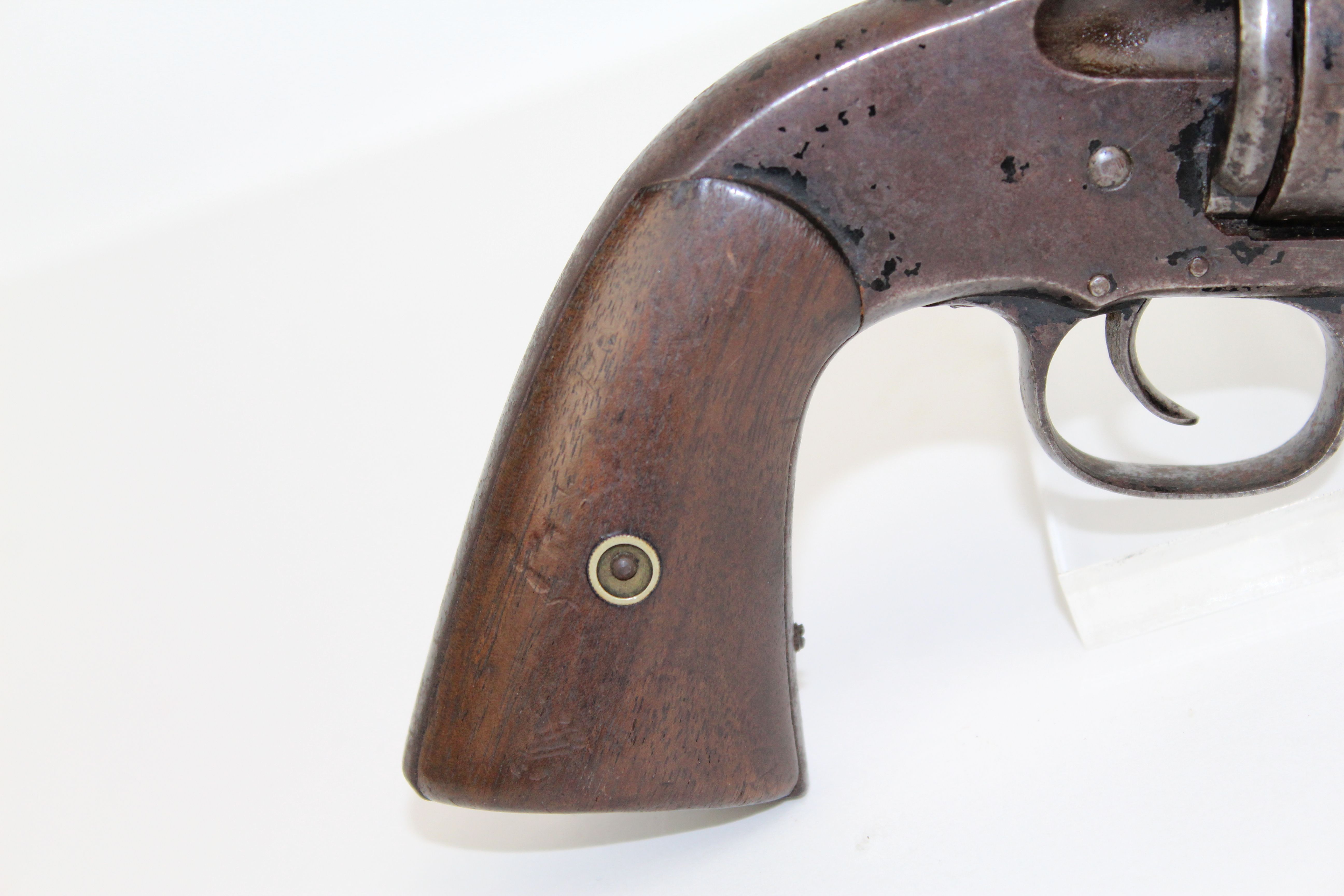 Rare Blue Forehand & Wadsworth Old Model Single Action Revolver C&R ...