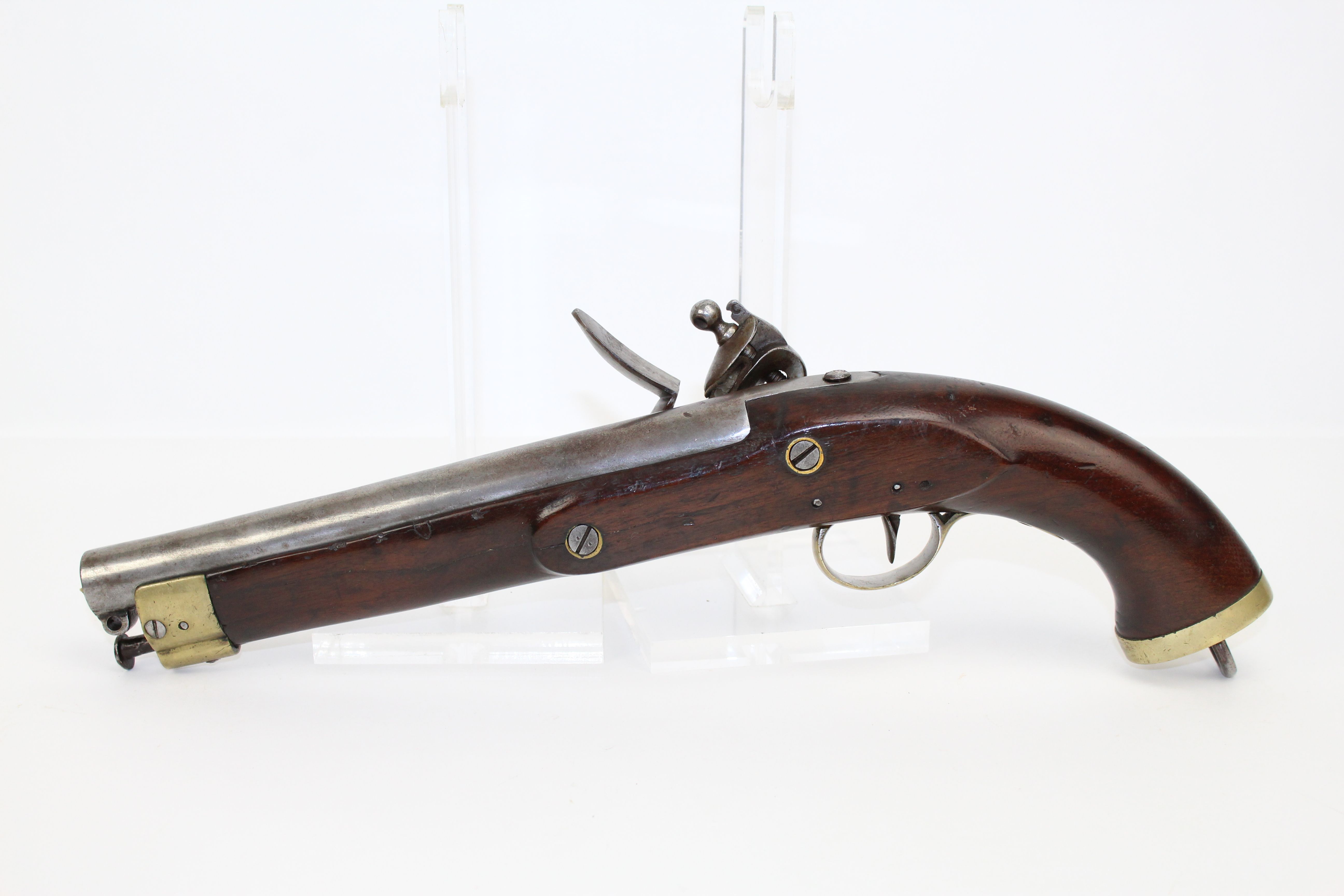 East India Company Flintlock Pistol C&R Antique006 | Ancestry Guns