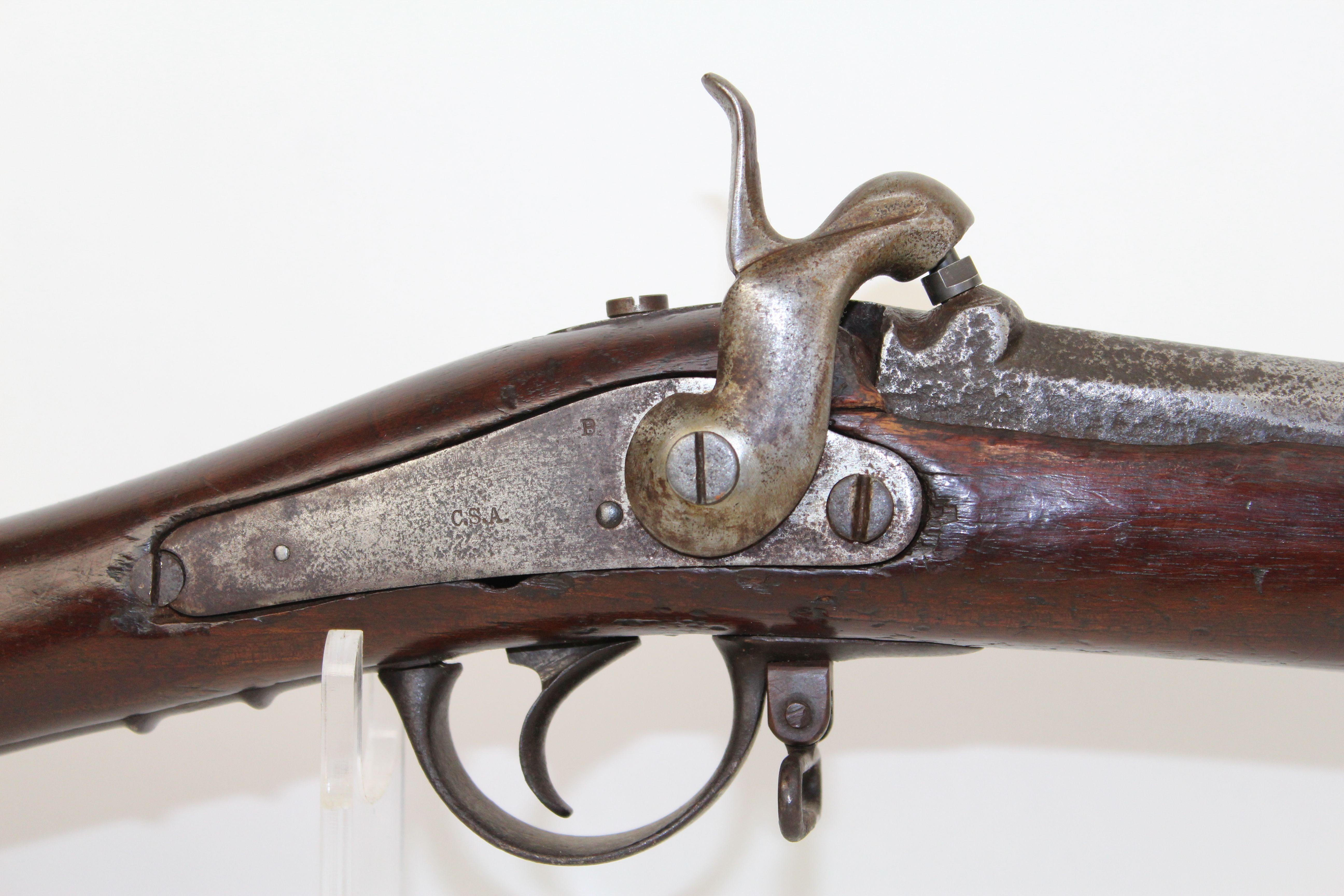 Liege Proofed Model 1842 Percussion Musket with CSA Markings C&R ...