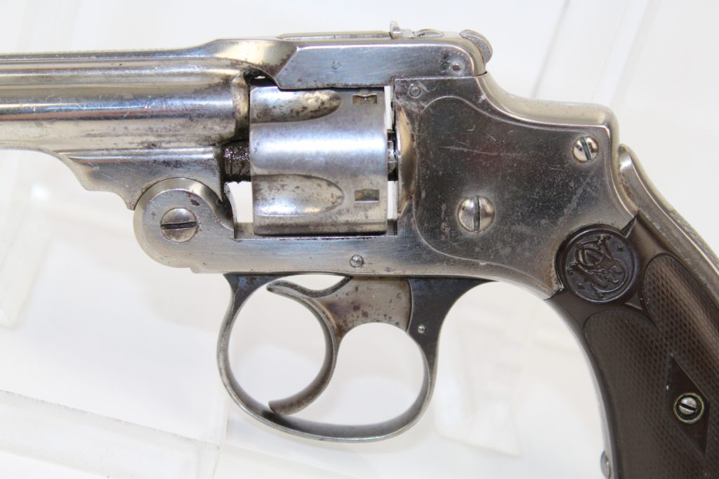 Smith And Wesson 32 Safety Hammerless 1st Model Double Action Revolver Candr Antique003 Ancestry Guns 3518