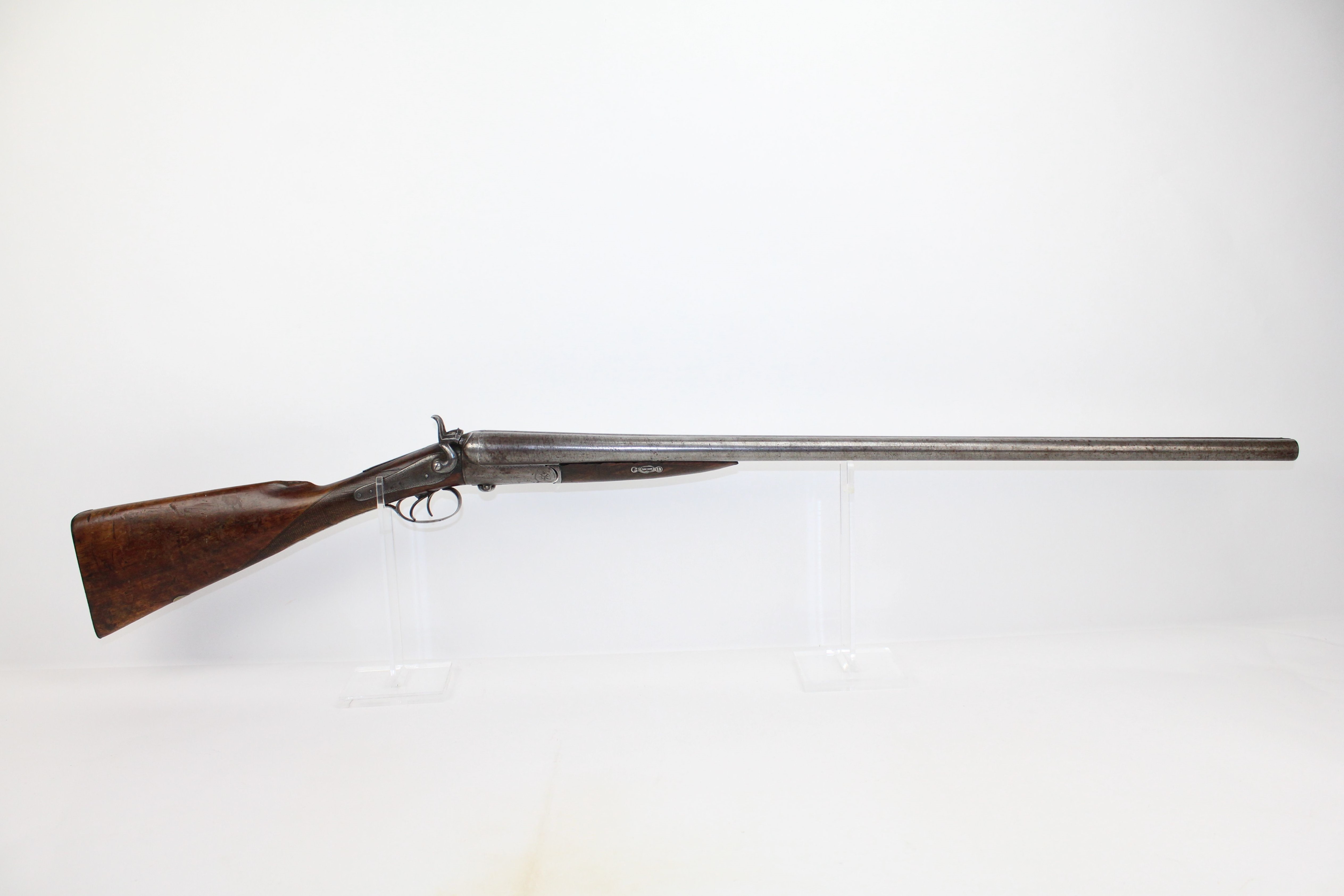 Engraved J. Manton & Co. Side Lever Shotgun C&R Antique015 | Ancestry Guns