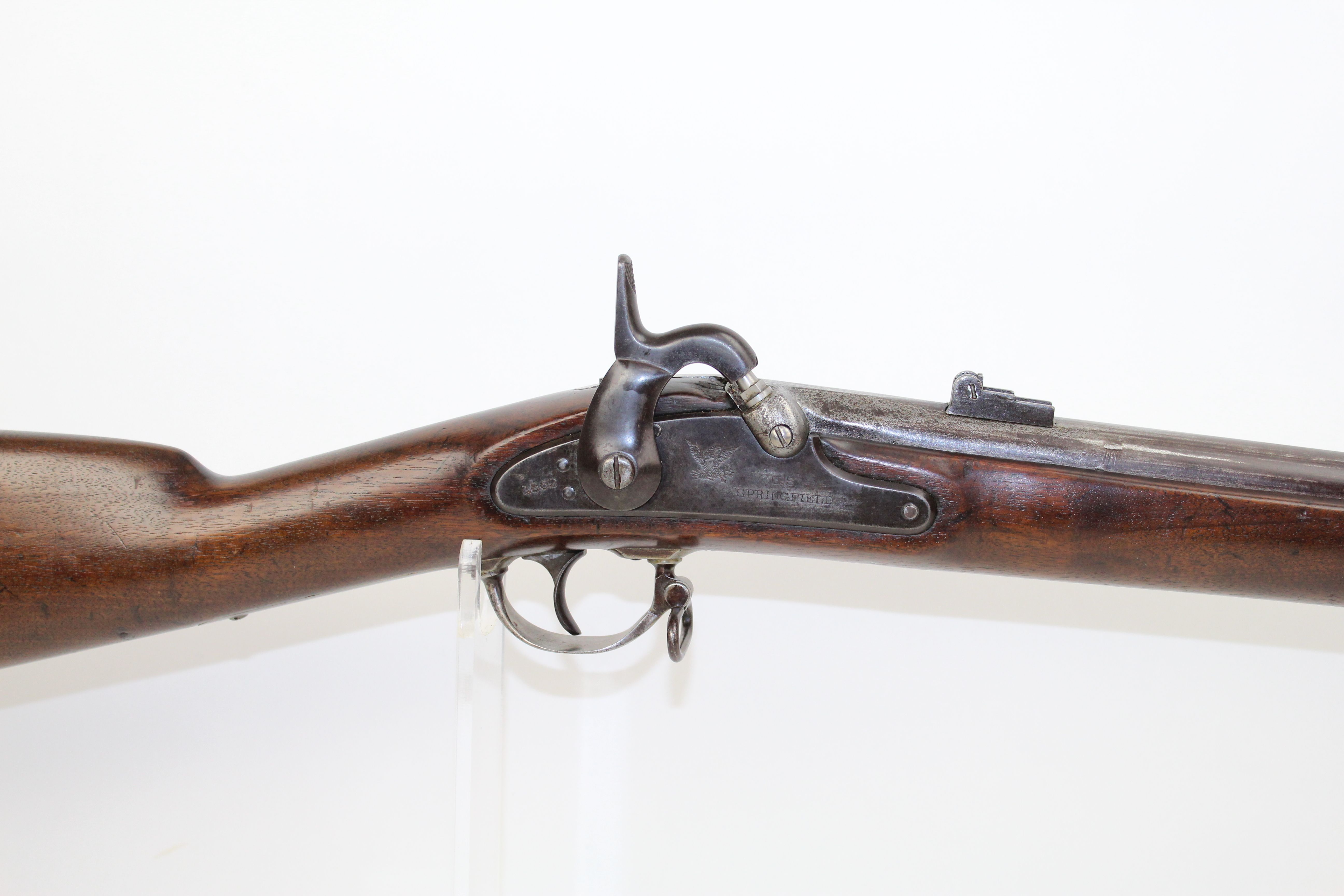 U.S. Springfield Model 1861 Percussion Rifle Musket C&R Antique001 ...