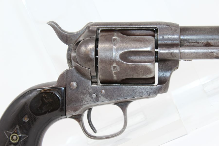 Antique Colt Single Action Army Revolver with U.S. Inspection Marks C&R ...