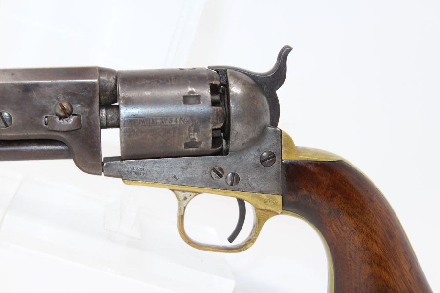 Colt Model 1851 Navy Revolver with Holster C&R Antique005 | Ancestry Guns