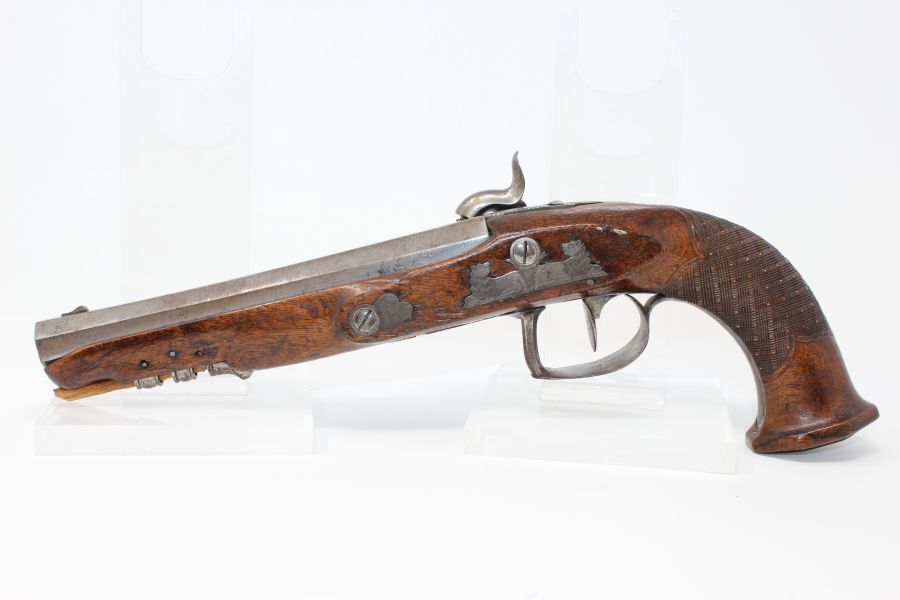 G. Berleur Signed Rifled Pistol C&R Antique014 | Ancestry Guns