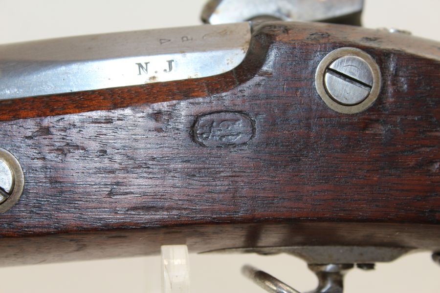 New Jersey Militia Marked Trenton Contract Model 1861 Percussion Rifle ...