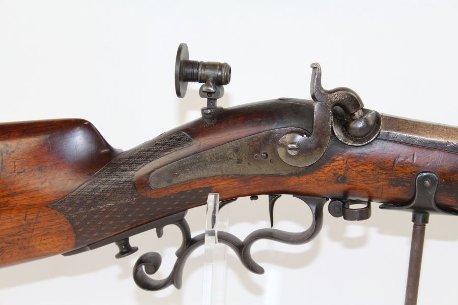 P. Mueller Percussion Target Rifle with False Muzzle and Palm Rest C&R ...