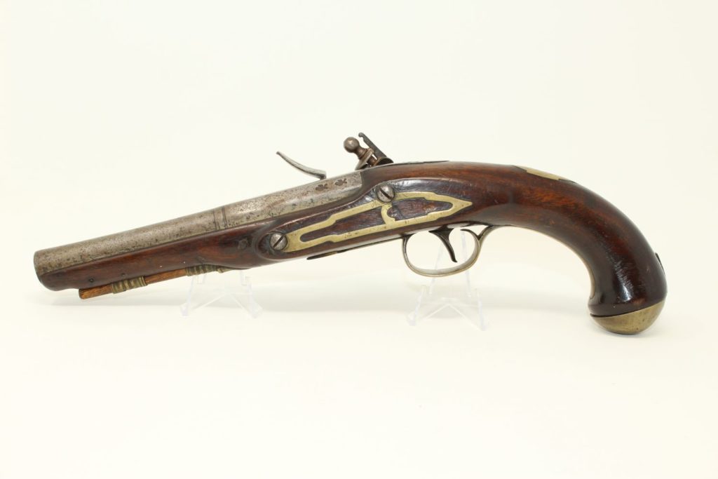 Barbar Marked Flintlock Pistol C&R Antique014 | Ancestry Guns